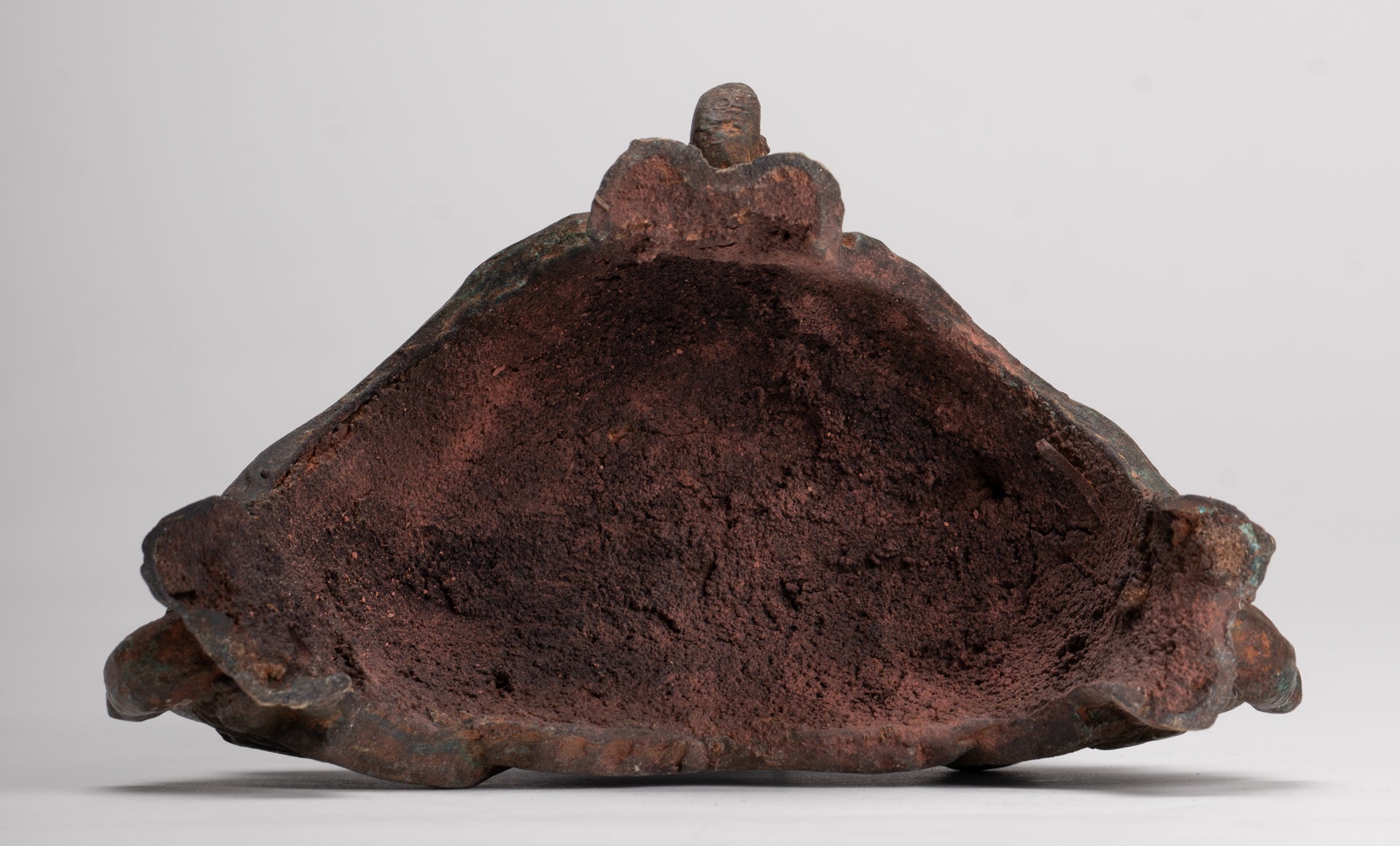 Buddha Statue - Antique Laos Style Bronze Enlightenment Elephant Buddha Statue - 29cm/12"