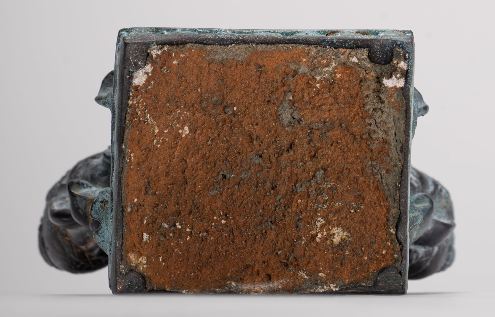 Ganesh - Antique Thai Style Bronze Seated Heramba Ganapati Statue  - 12.5cm/5"