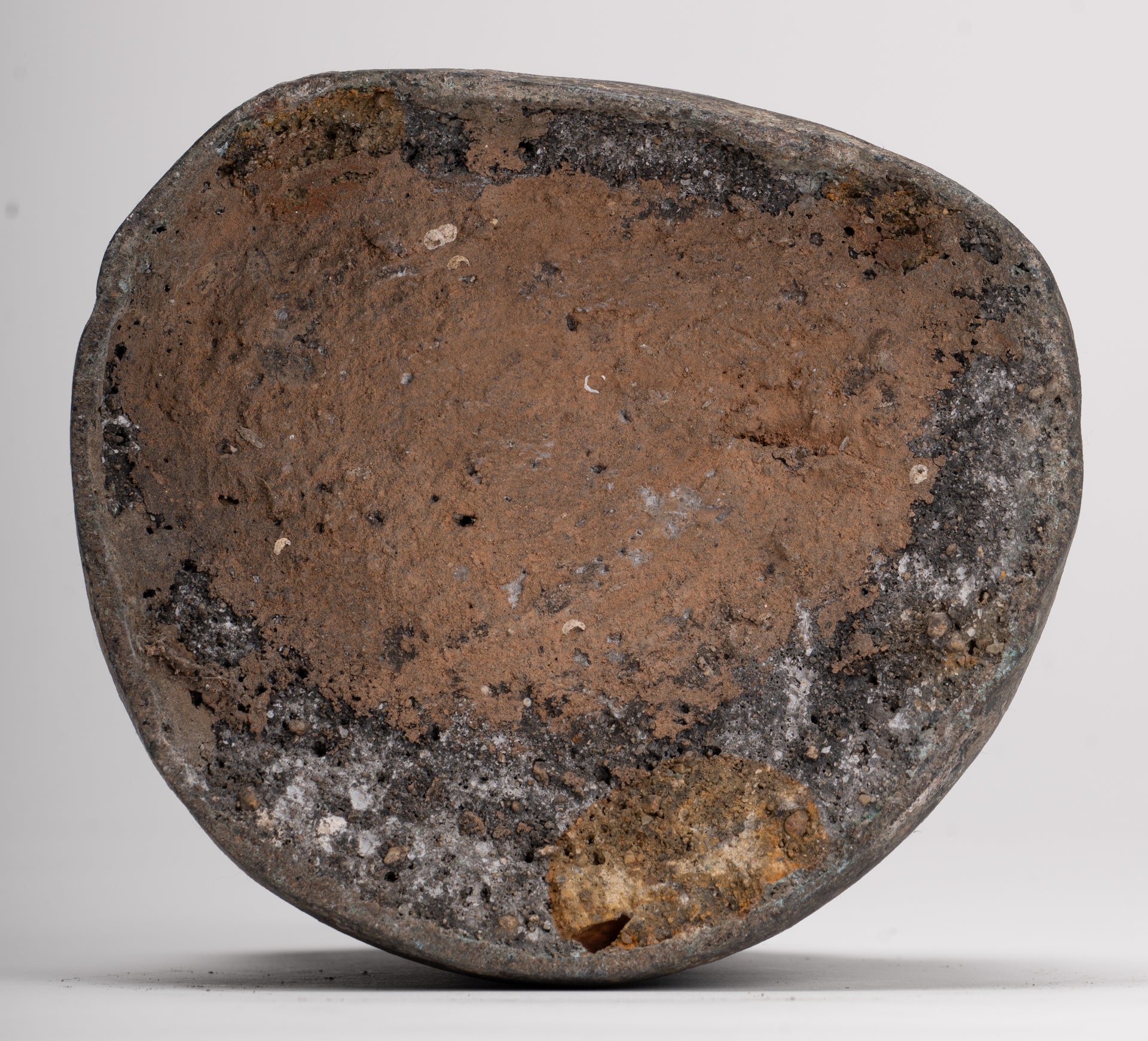 Buddha Statue - Antique Chinese Style Bronze Happy, Fat, Laughing Buddha Budai Statue - 16cm/6"