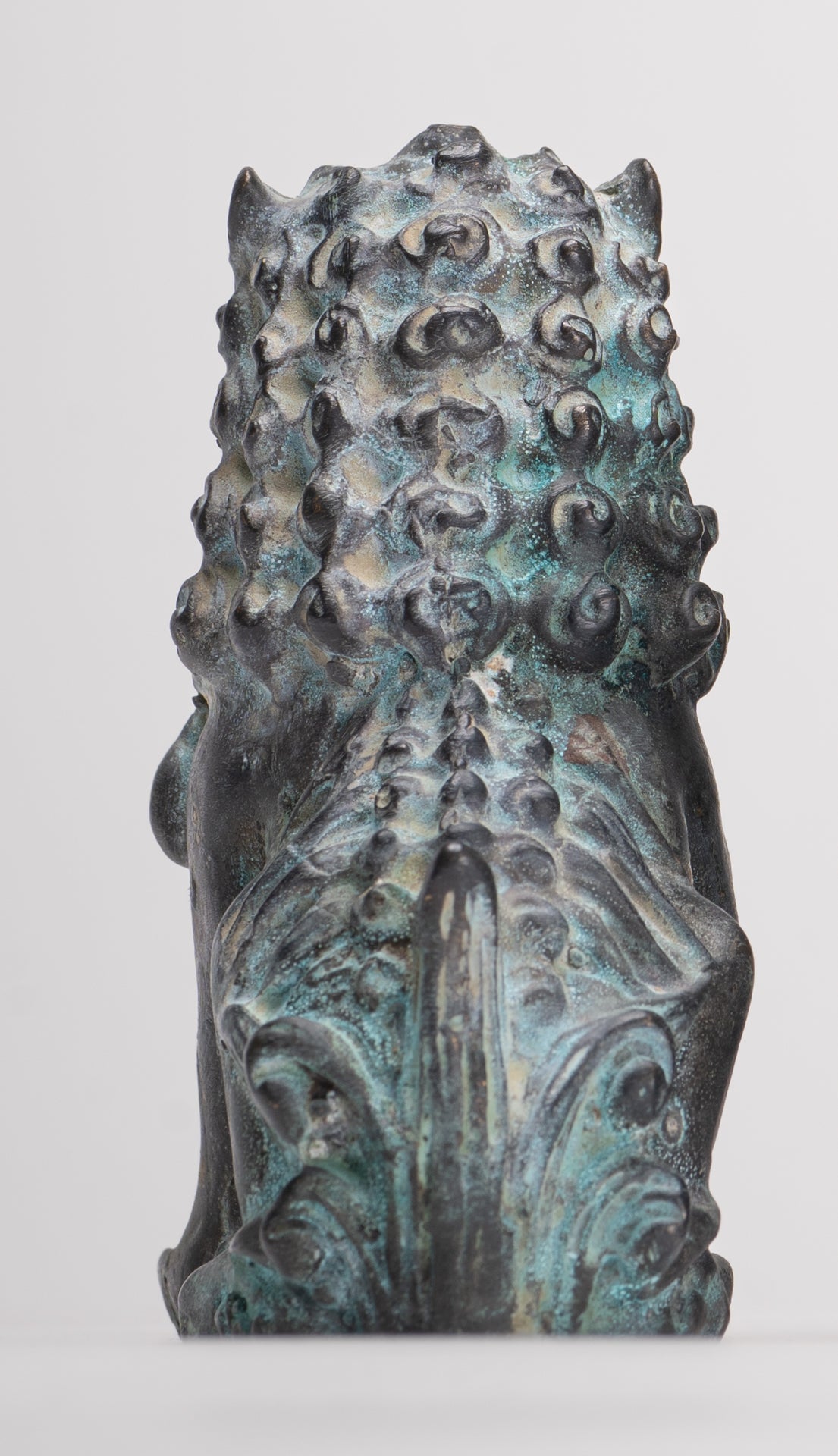 Leoni guardiani del tempio in stile cinese antico Leoni Shishi Foo Dogs Leoni imperiali (coppia) - 10,5 cm/4"