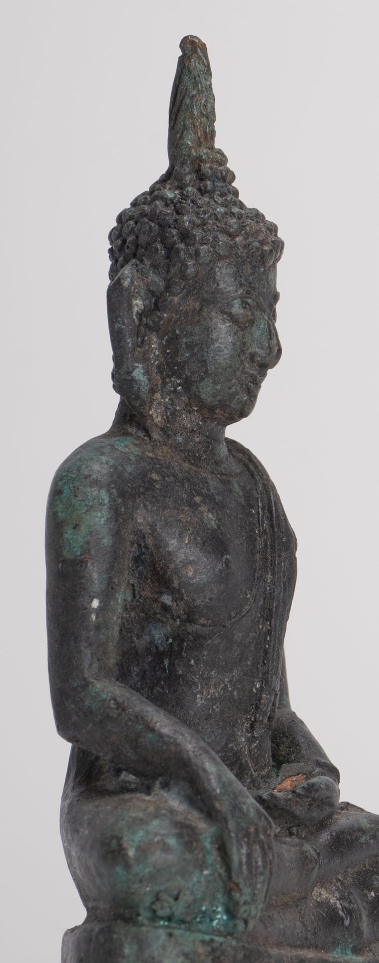 Buddha Statue - Antique Sukhothai Style Thai Enlightenment Buddha Statue - 10cm/4"