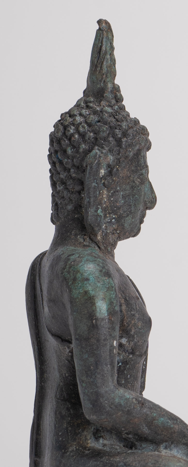 Buddha Statue - Antique Sukhothai Style Thai Enlightenment Buddha Statue - 10cm/4"