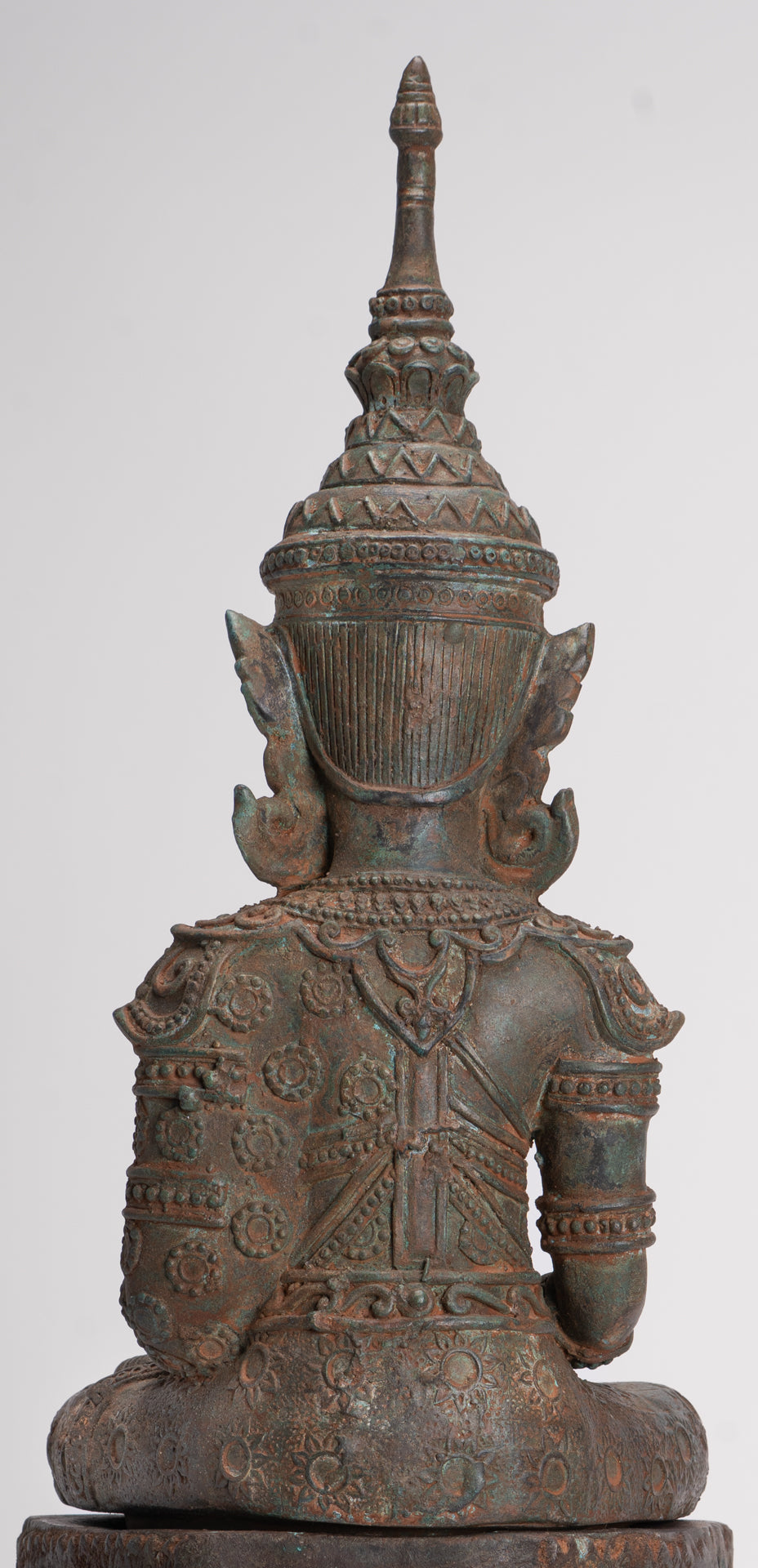 Buddha Statue - Seated Antique Laos Style Meditation Buddha Statue - 61cm/24"