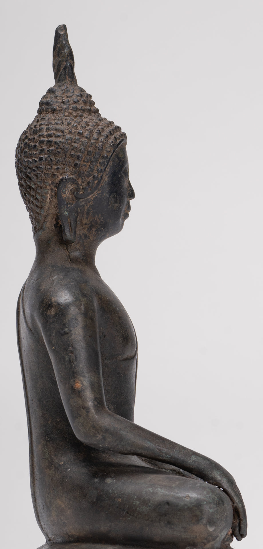 Buddha Statue - Antique Sukhothai Style Thai Enlightenment Buddha Statue - 22cm/9"