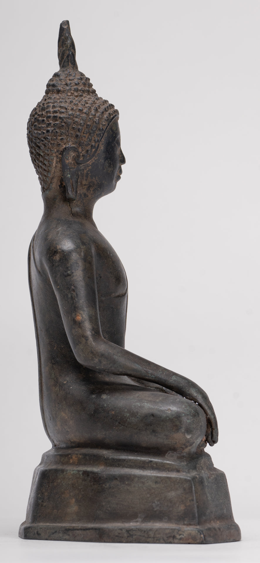 Buddha Statue - Antique Sukhothai Style Thai Enlightenment Buddha Statue - 22cm/9"