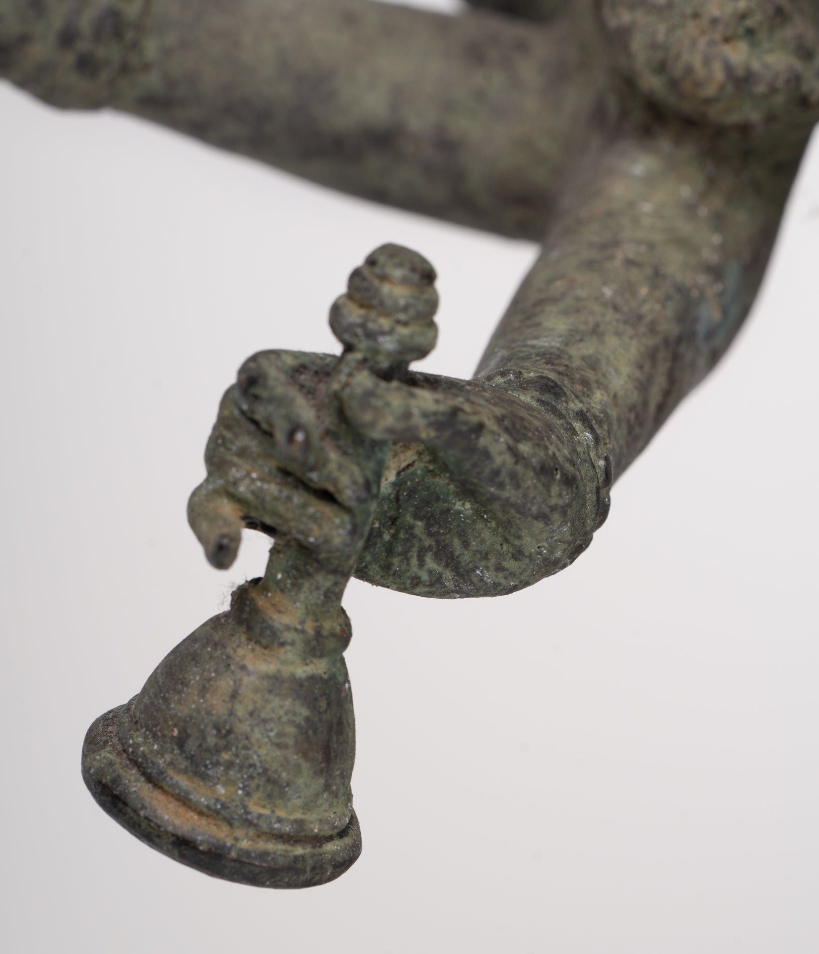 Brahma Statue - Antique Indonesian Style Bronze Brahma - Hindu God Creation - 36cm/14"