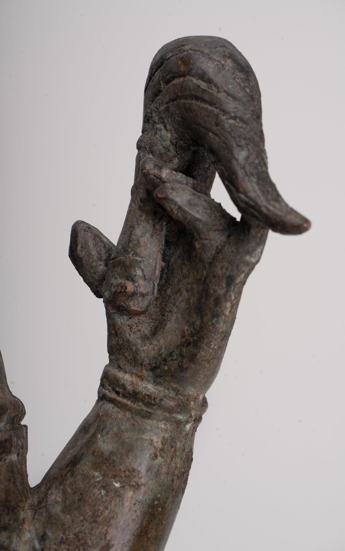 Ganesh - Antique Indonesian Style Bronze Seated Ganesha Statue - 49cm/20"