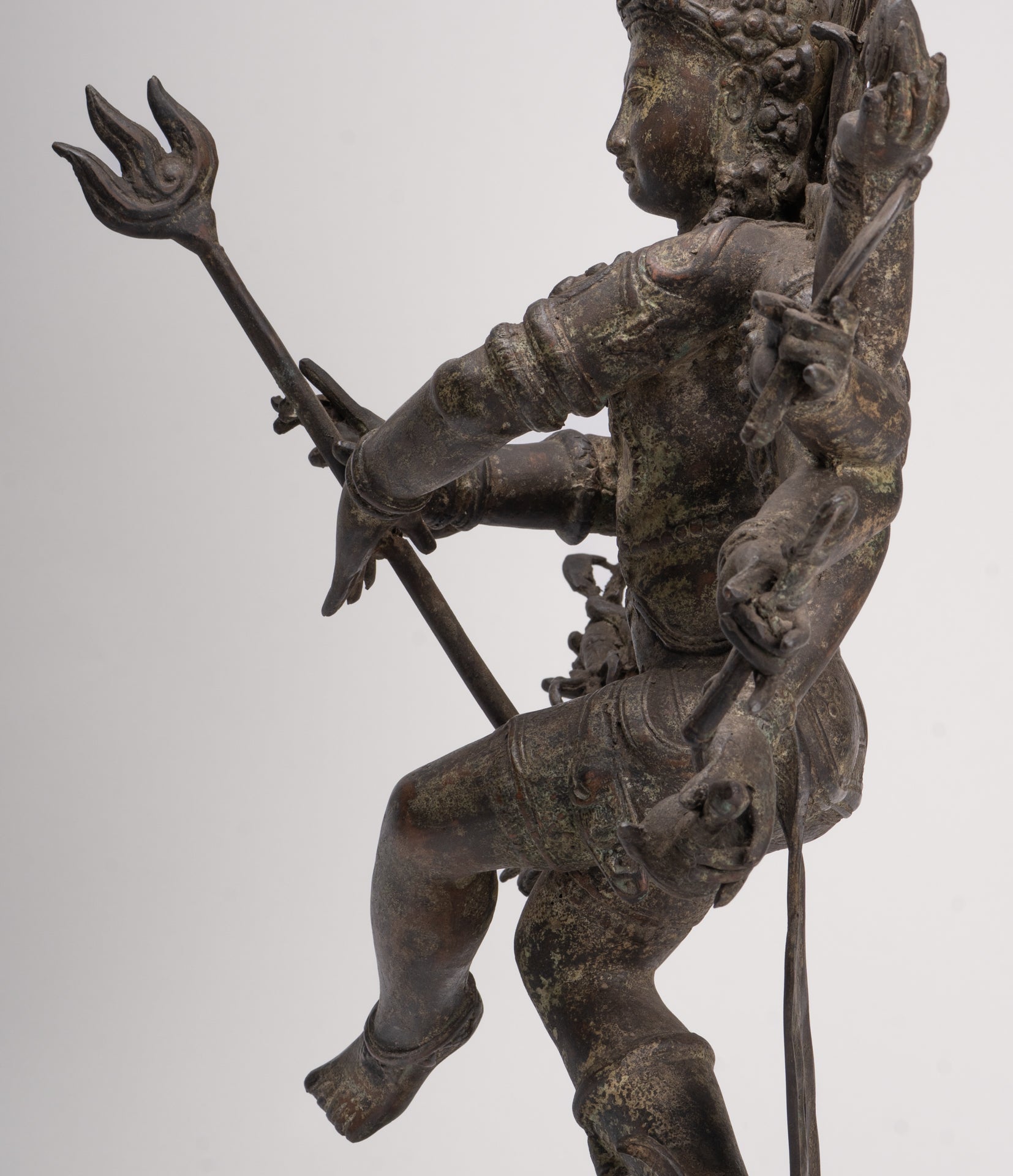 Antique Javanese Style Bronze Dancing Shiva statue as Lord Nataraja - 64cm(26") Tall