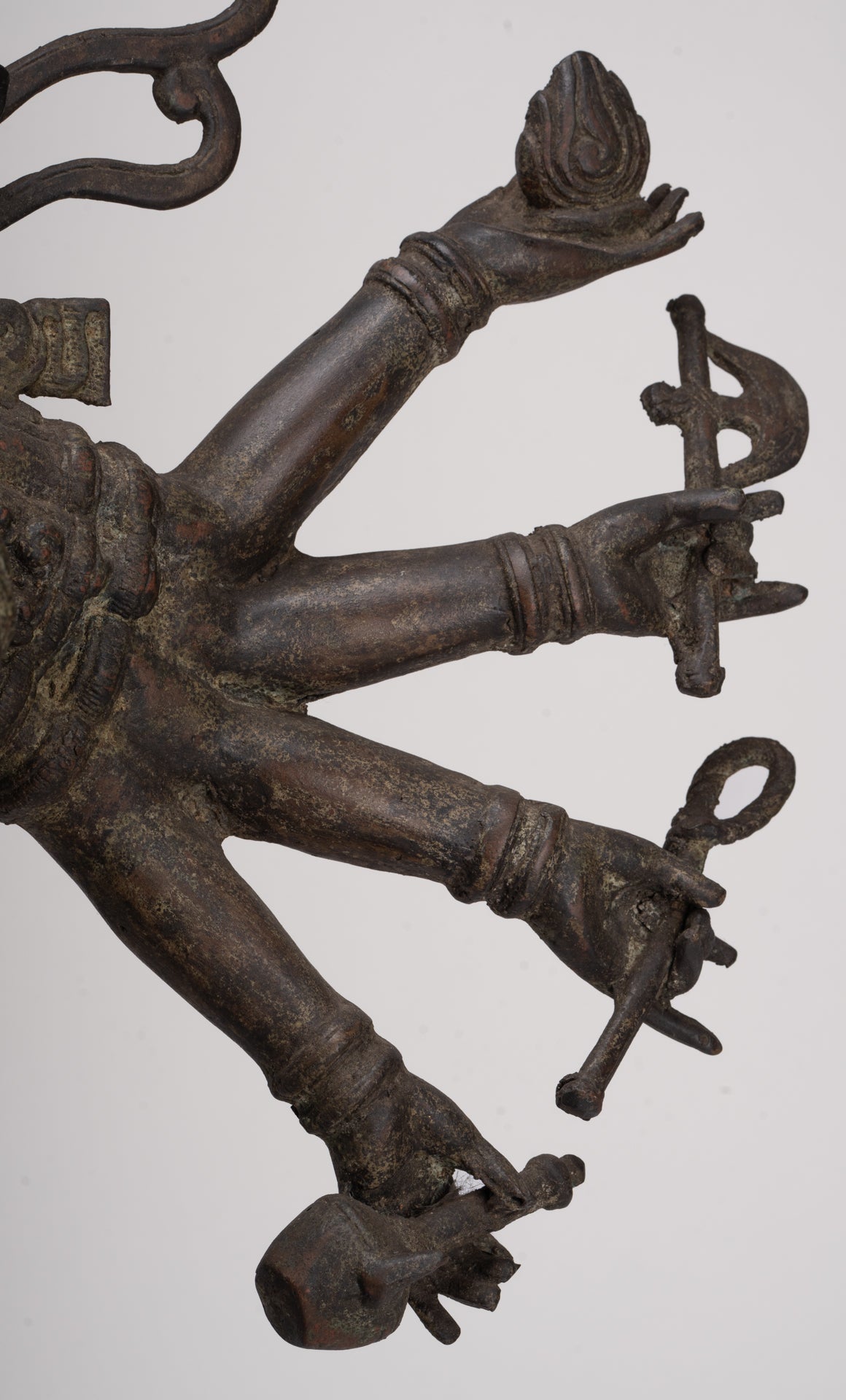 Antique Javanese Style Bronze Dancing Shiva statue as Lord Nataraja - 64cm(26") Tall