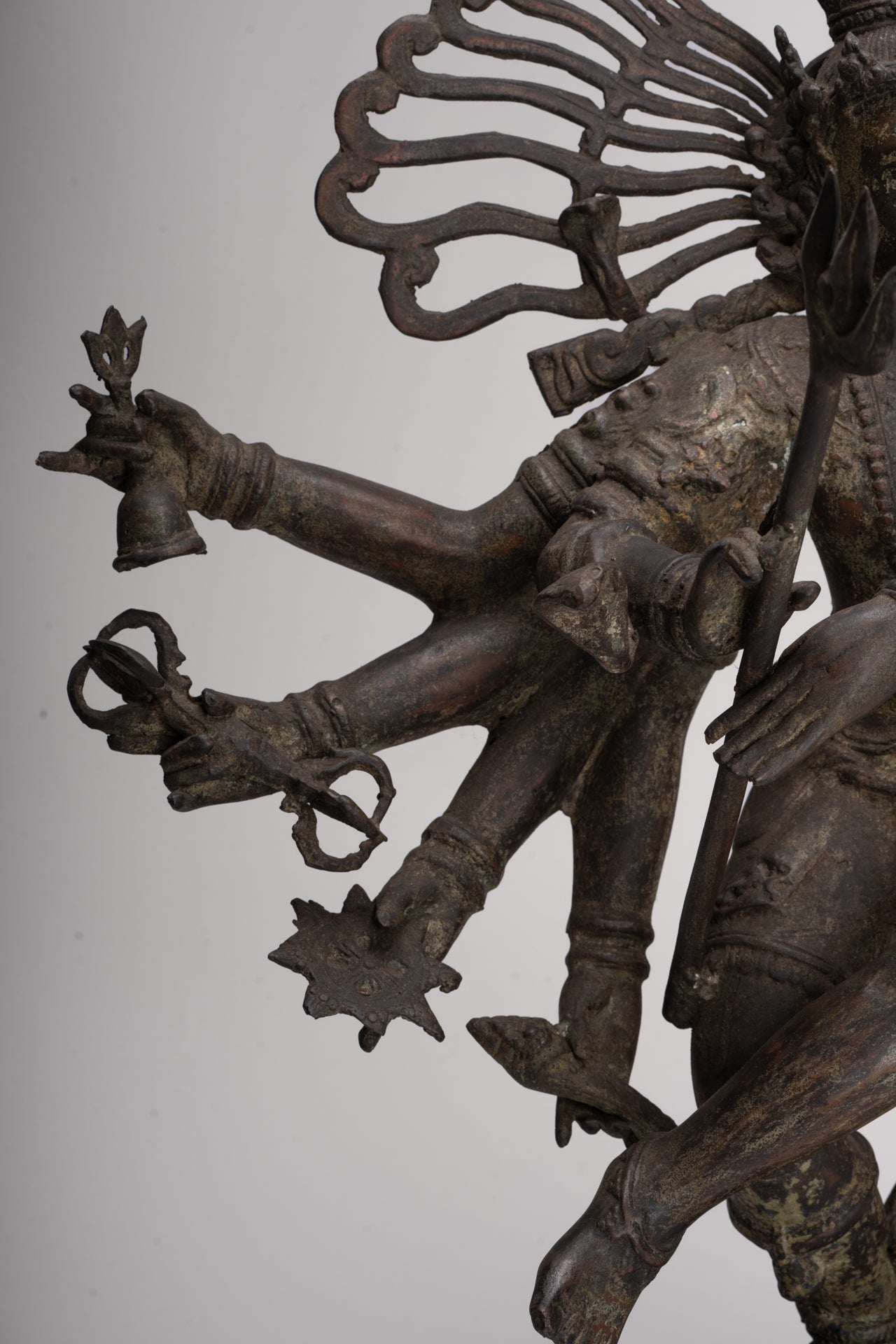 Antique Javanese Style Bronze Dancing Shiva statue as Lord Nataraja - 64cm(26") Tall