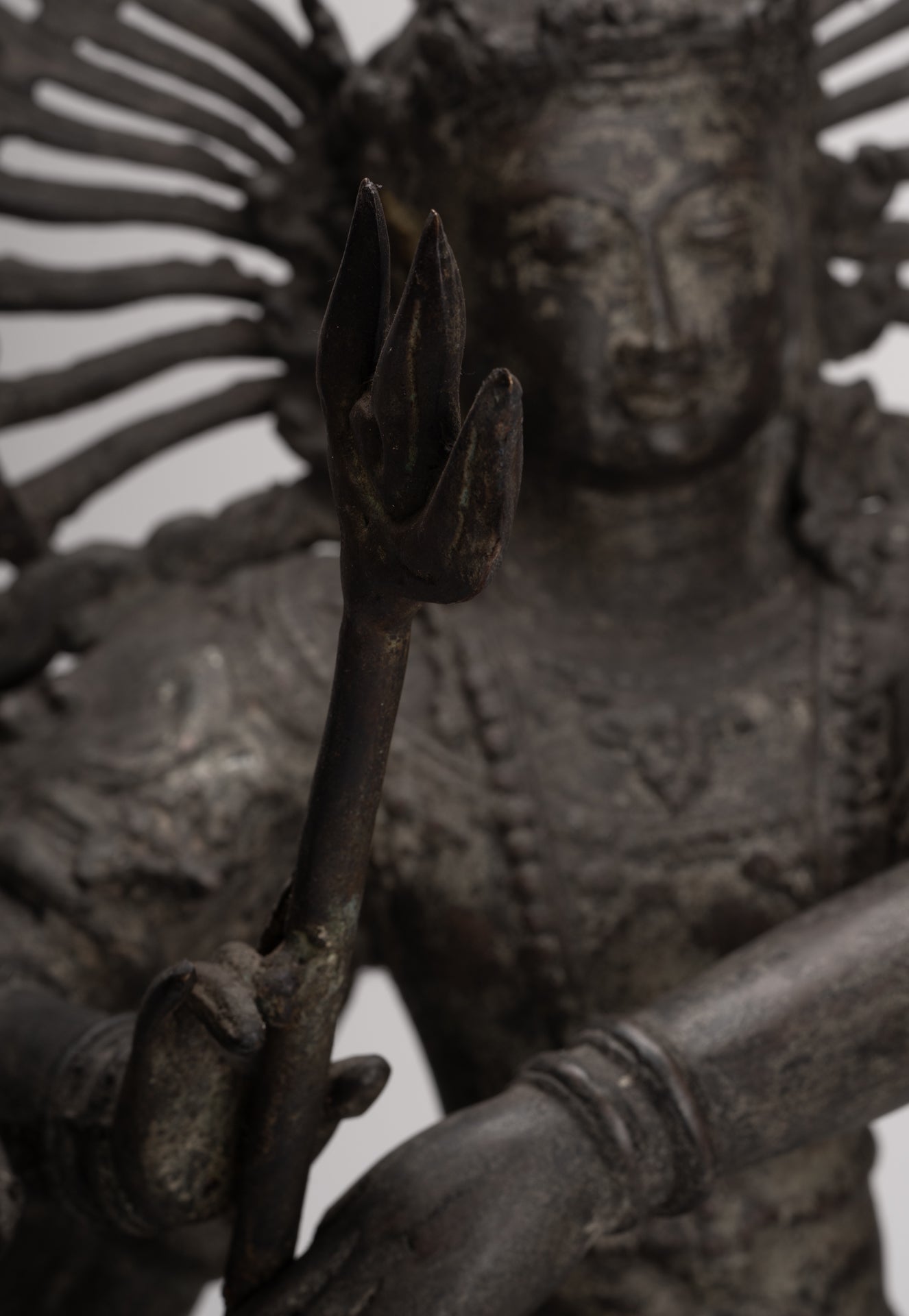 Antique Javanese Style Bronze Dancing Shiva statue as Lord Nataraja - 64cm(26") Tall