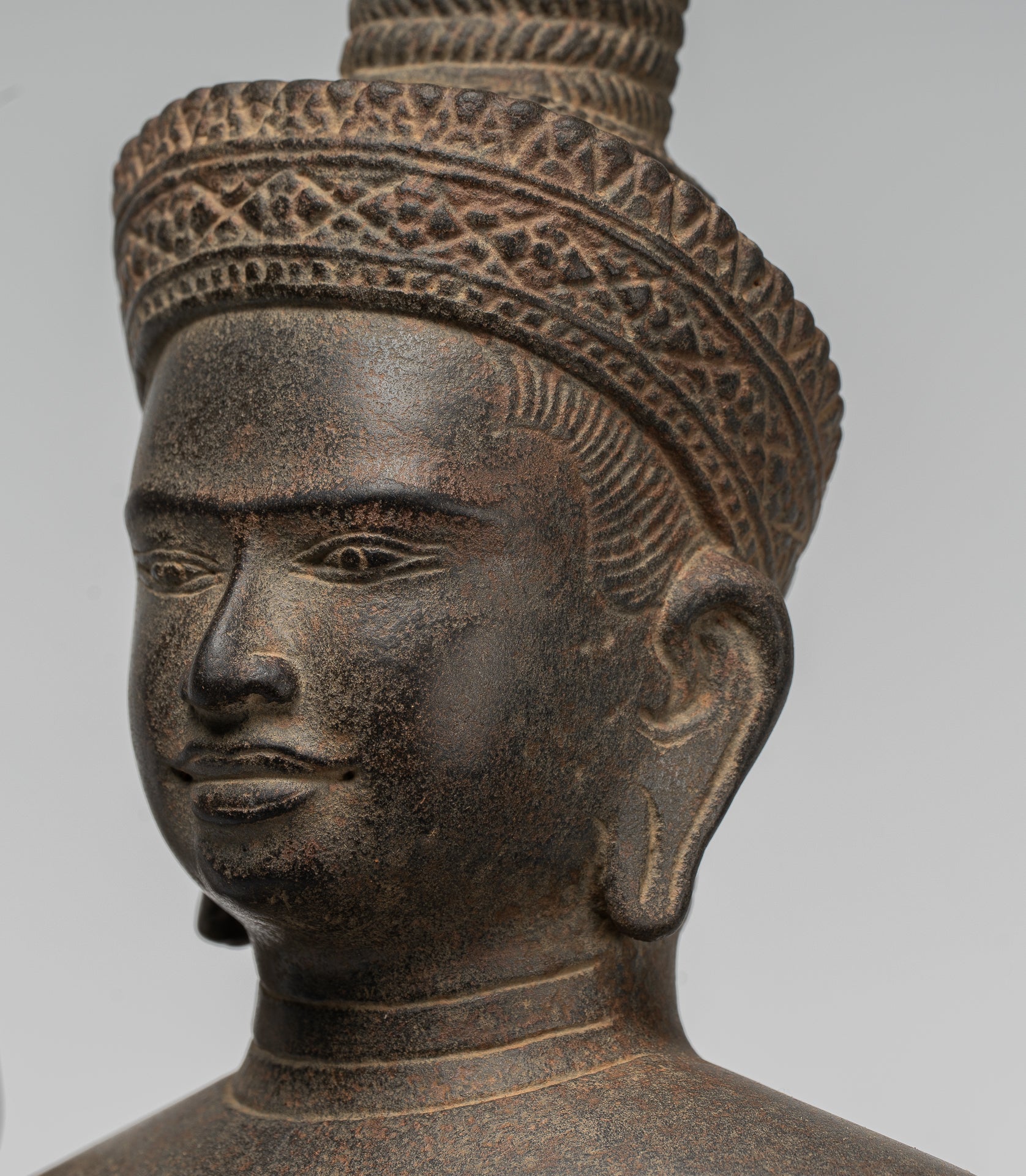 Vishnu - Style de style khmer antique koh ker statut Vishnu Statue - 52 cm / 21 "