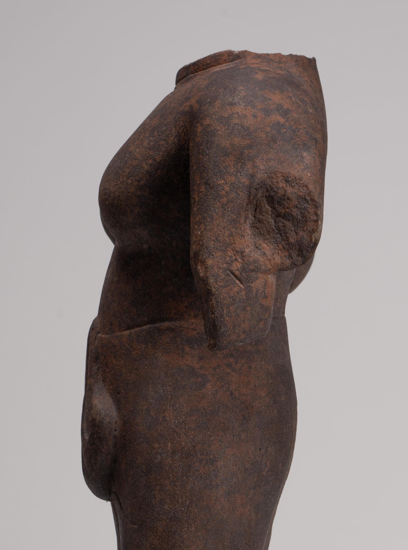 Durga Statue - Antique Khmer Style Phnom Da Durga Mahishasuramardini Statue - 52cm/21"