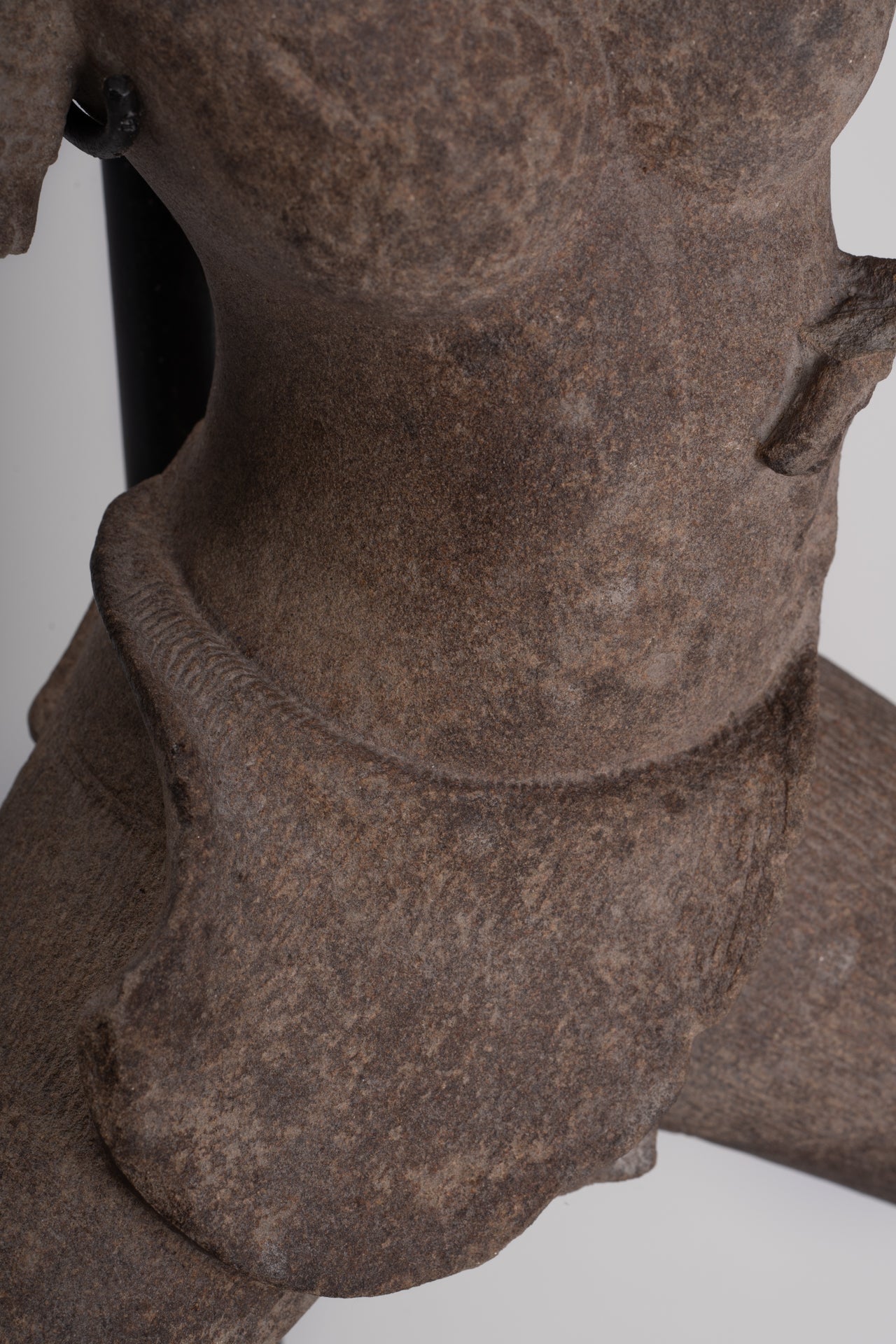 Apsara Statue - Antique Khmer Style Stone Angkor Wat Apsara or Angel Statue - 64cm/26"