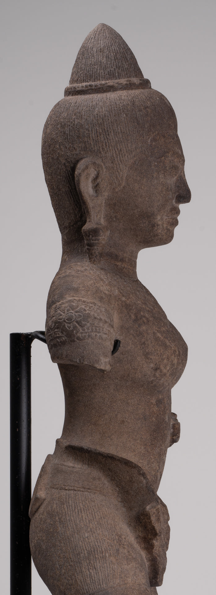 Apsara Statue - Antique Khmer Style Stone Angkor Wat Apsara or Angel Statue - 64cm/26"