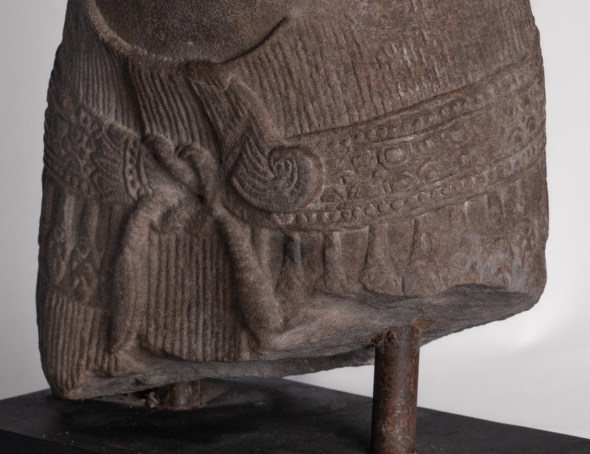 Lakshmi Statue - Antique Baphuon Style Stone Lakshmi / Devi Consort of Vishnu Torso - 58cm/23"