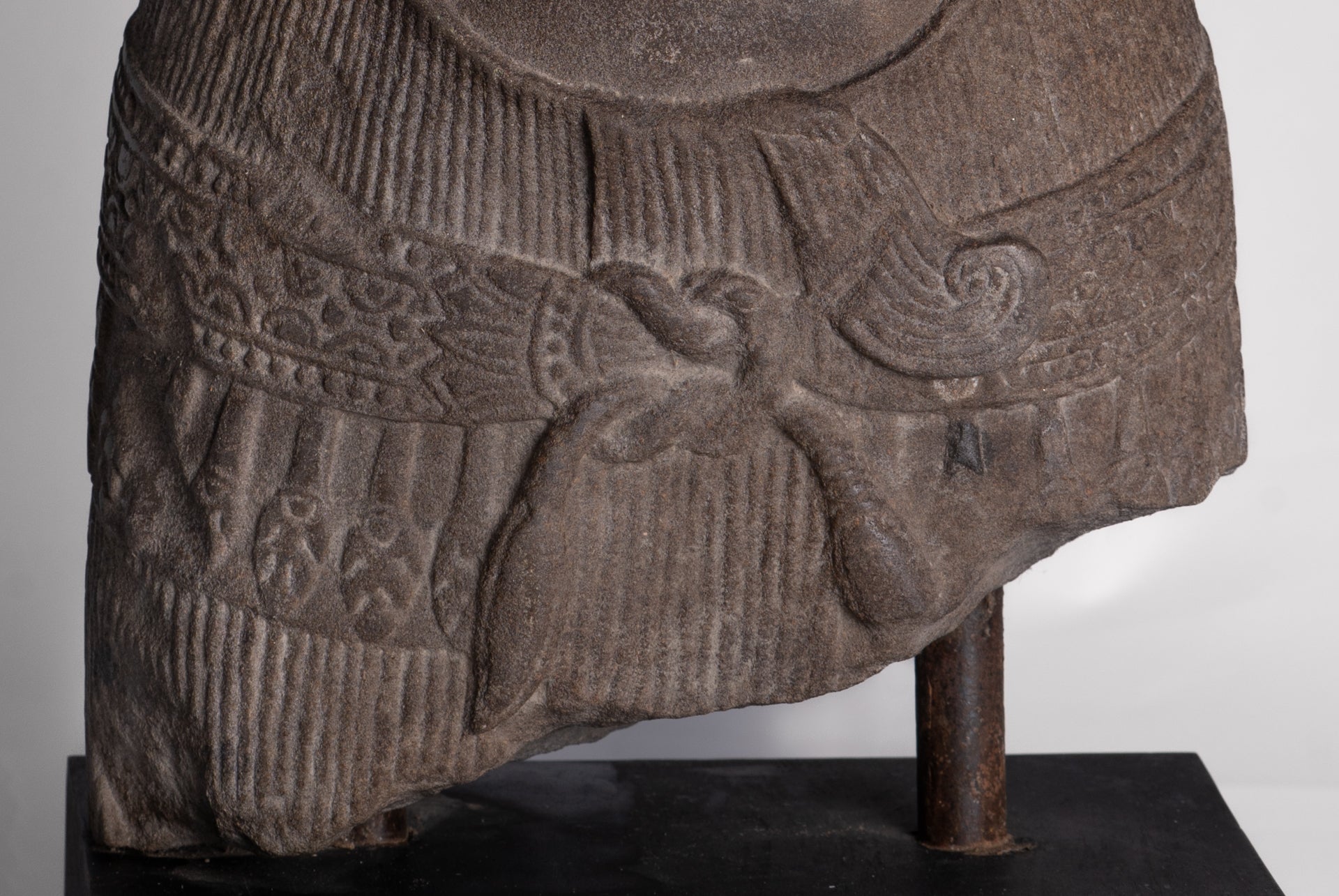 Lakshmi Statue - Antique Baphuon Style Stone Lakshmi / Devi Consort of Vishnu Torso - 58cm/23"