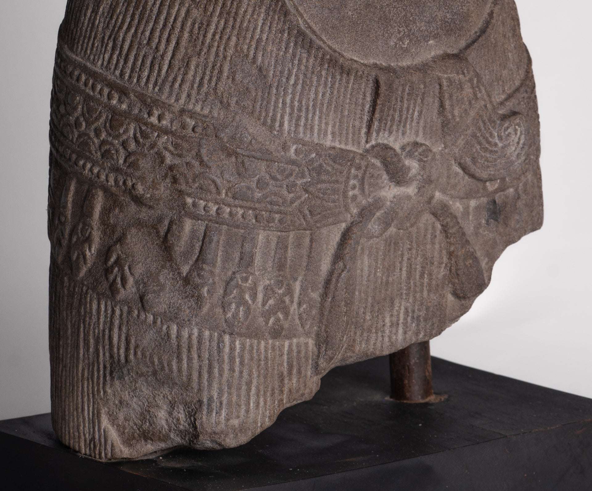 Lakshmi Statue - Antique Baphuon Style Stone Lakshmi / Devi Consort of Vishnu Torso - 58cm/23"