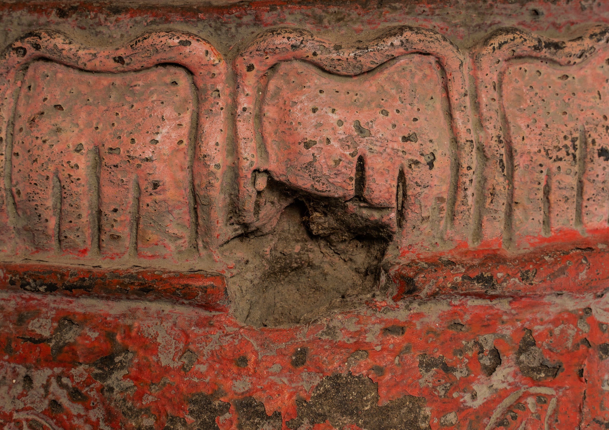 Buddha Statue - Antique Khmer Style SE Asia Wood Enlightenment Buddha Statue - 66cm/26"