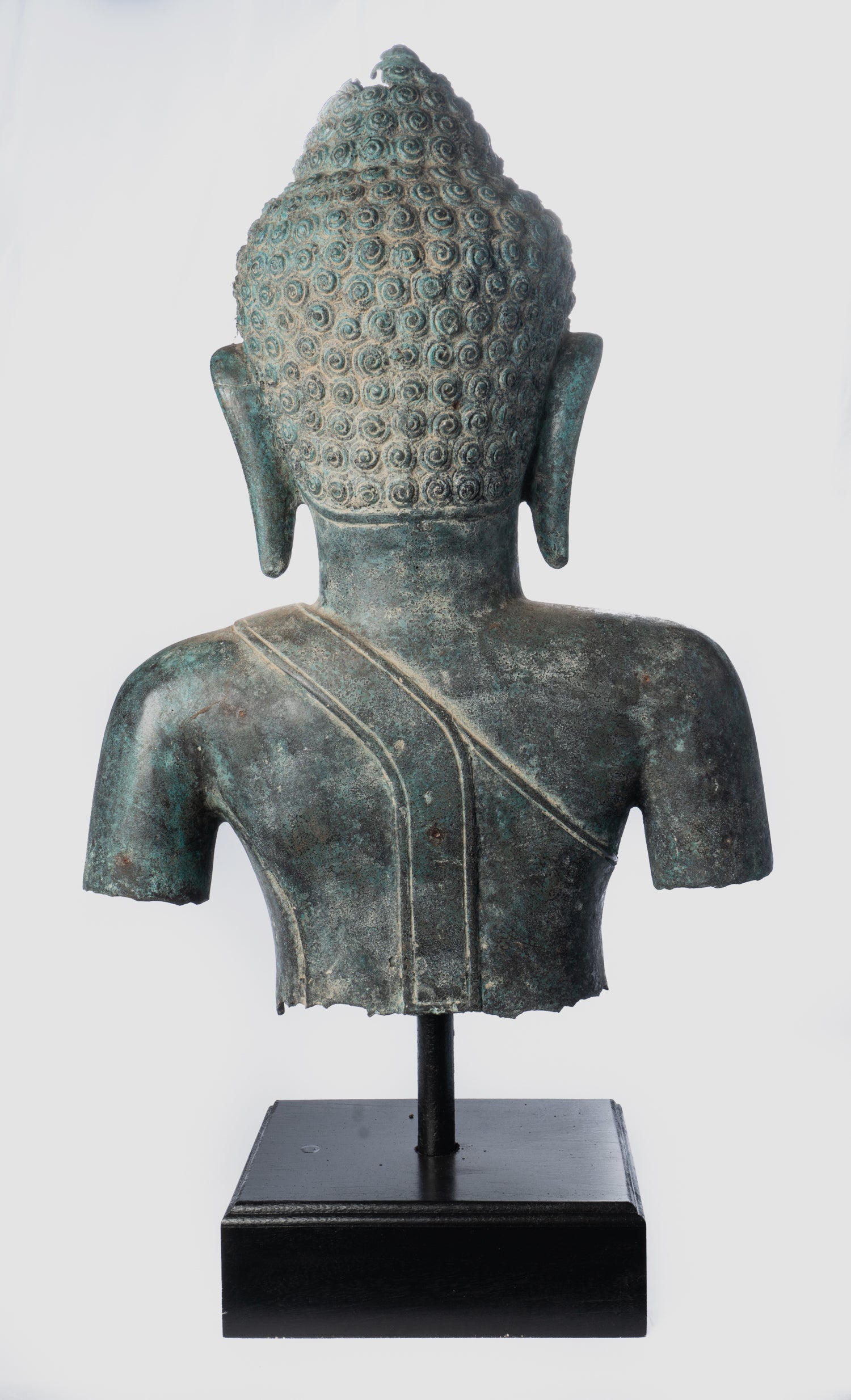 Estatua de Buda - Estatua de Torso Buddha de Estilo Thai antigüedades - 67 cm/27 "