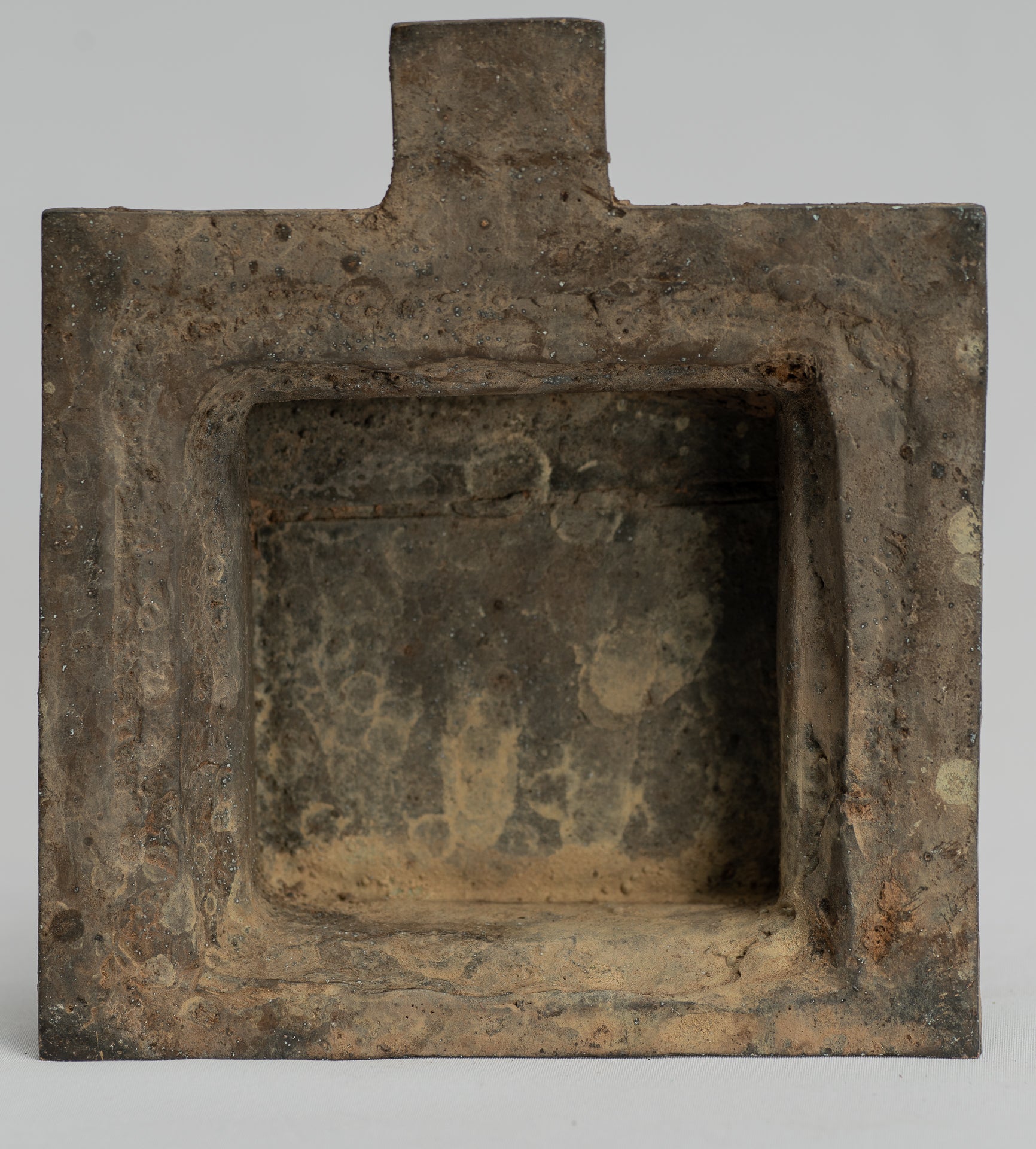 Estatua de Buda - Estilo indonesio antiguo Bronce Javanese enseñanza Buda - 35 cm/14 "