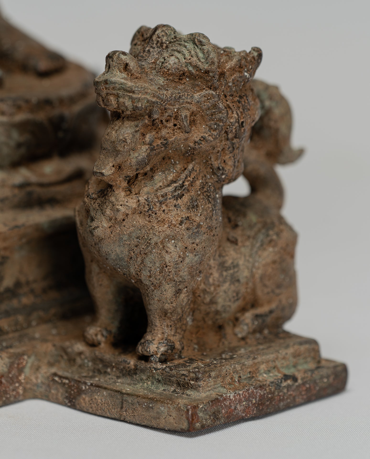 Estatua de Brahma - Estatua de bronce de bronce de bronce de estilo indonesio antiguo - 29 cm/12 "