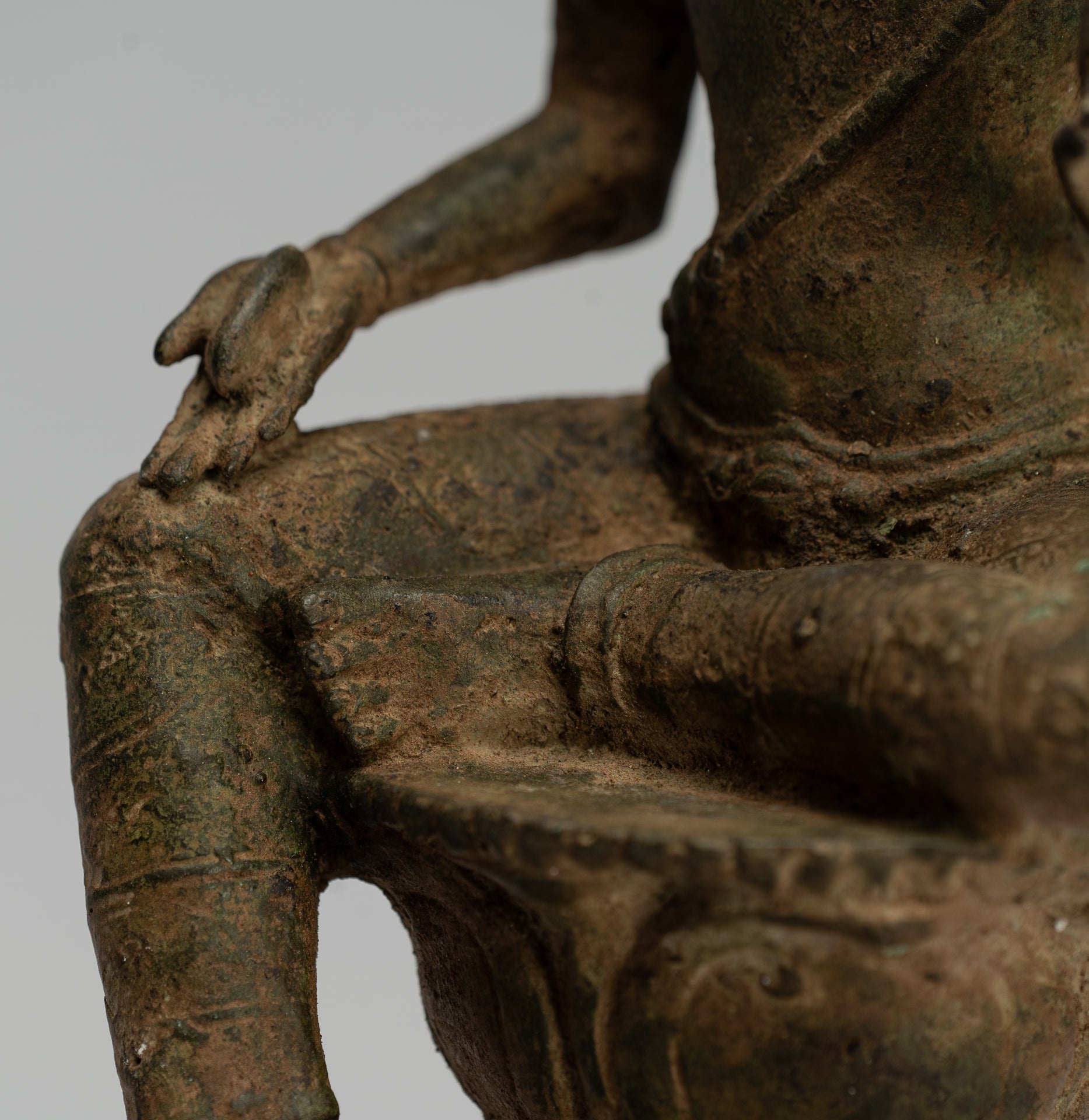 Estatua de Shiva - Estatua de Majapahit Shiva de estilo indonesio antiguo de bronce indonesio - 28 cm/11 "