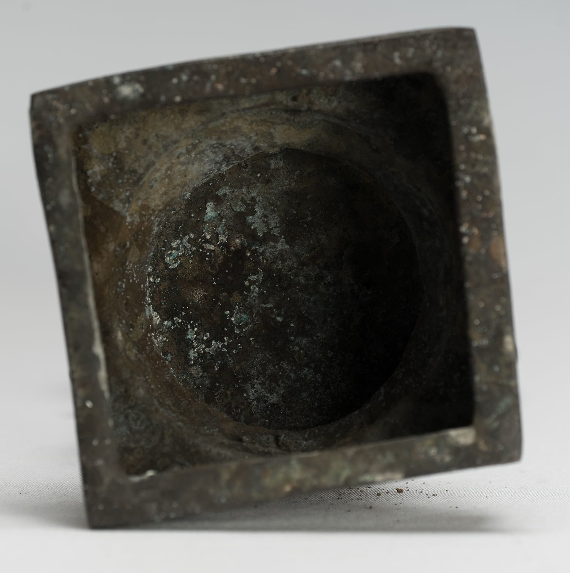 Estatua de Buda - Estilo indonesio antiguo Bronce Javanese enseñanza Buda - 37 cm/15 "