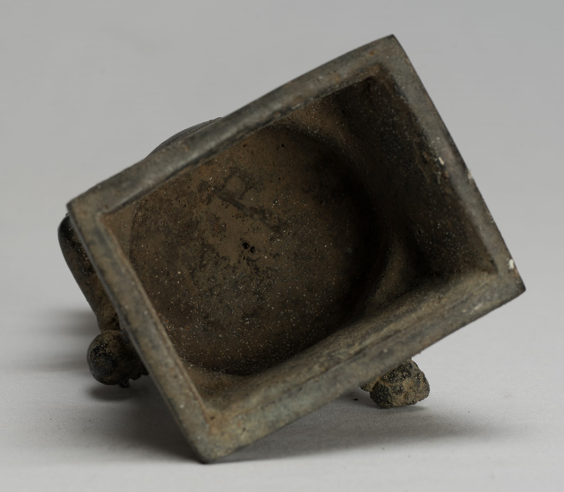 Estatua de Jambhala - Estatua de Jambhala de Java Majapahit antiguo de Jambhala God of Wealth - 20cm/8 "