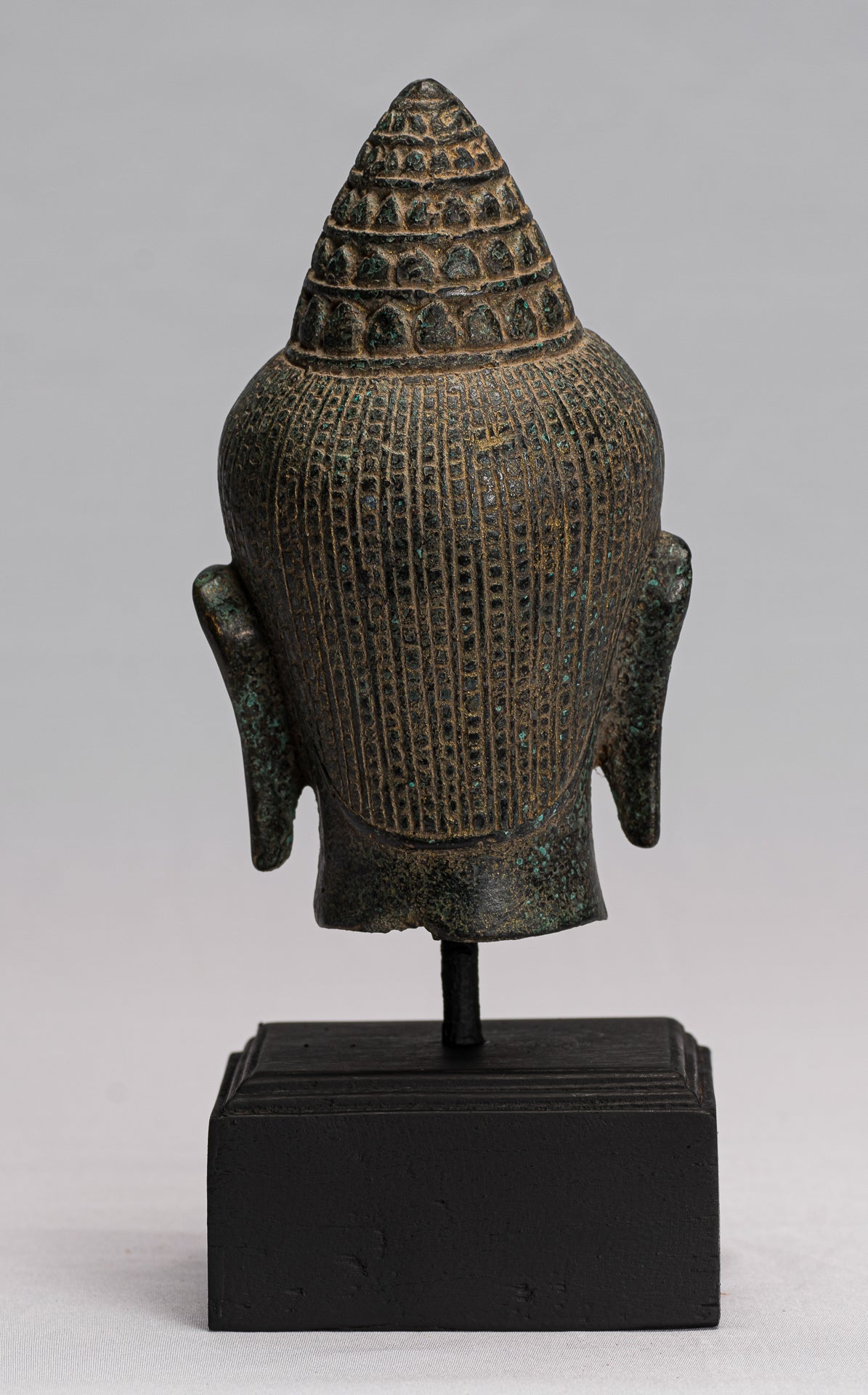 Estatua de Lokeshvara - Estilo de bronce de bronce montado en el estilo jemer de estilo jemer