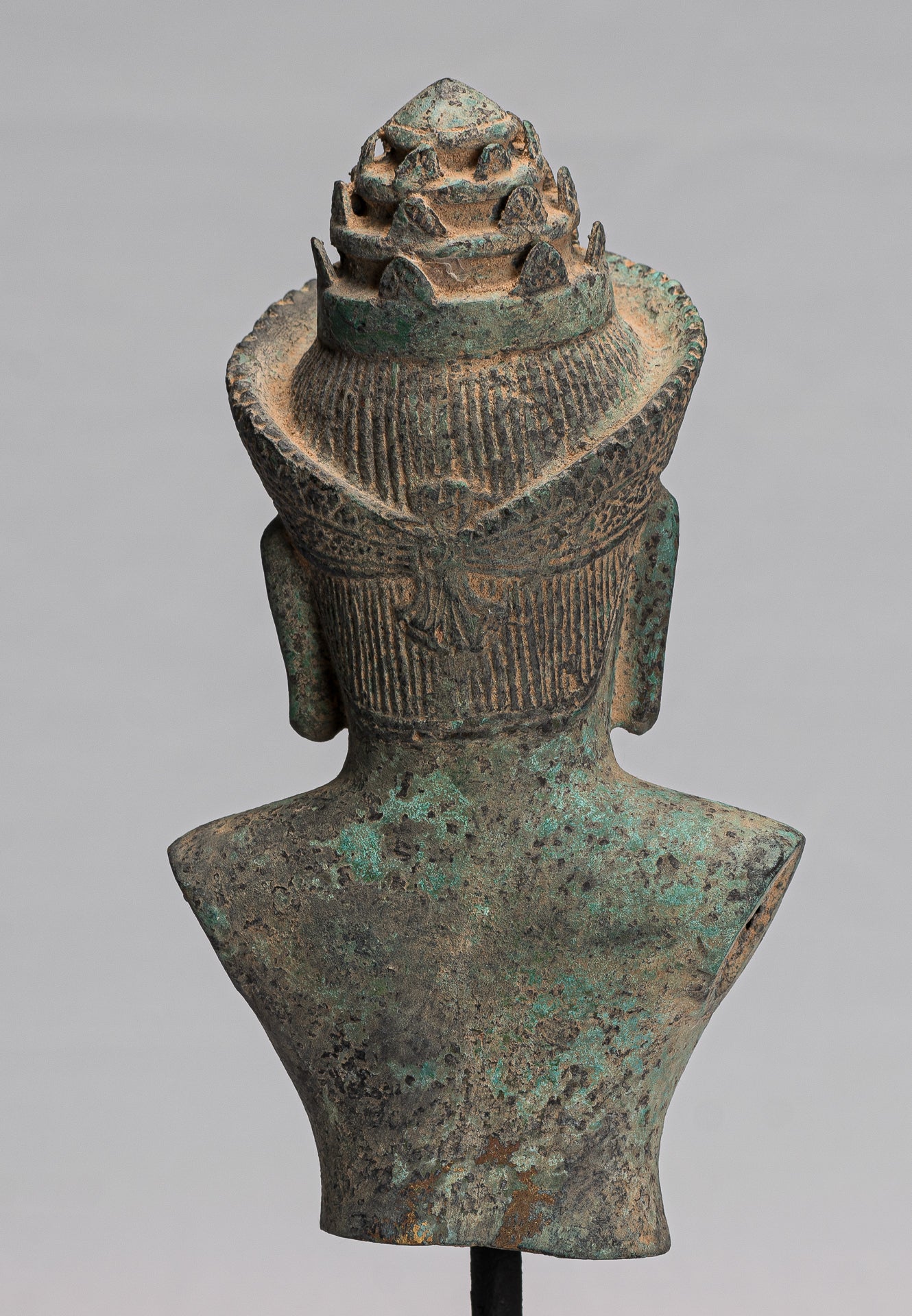 Lakshmi Statue-Antique Khmer Style Lakshmi / Devi Consort de Vishnu Torso-31cm/12 "