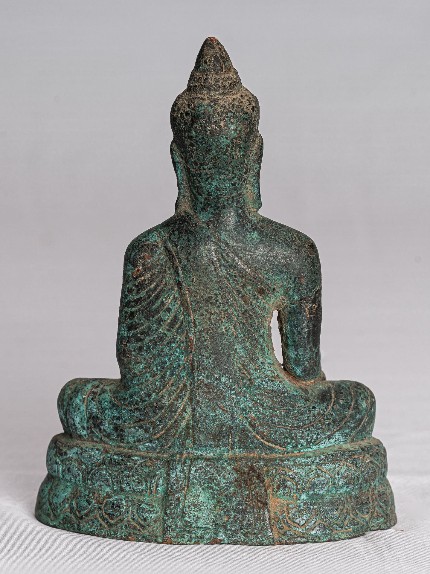 Estatua de Buda - Antique Khmer Bronce Sented Ilustratment Angkor Buda Estatua -16cm/6 "