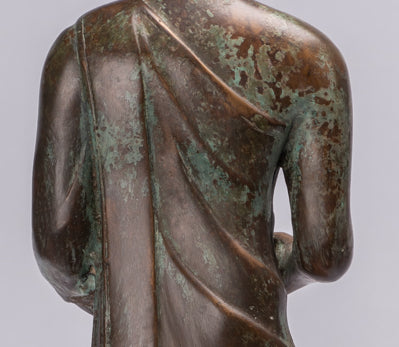 Buddha Statue-Antike Thai Style Bronze Charity & Compassion Gautama Buddha Statue-63cm/25 "