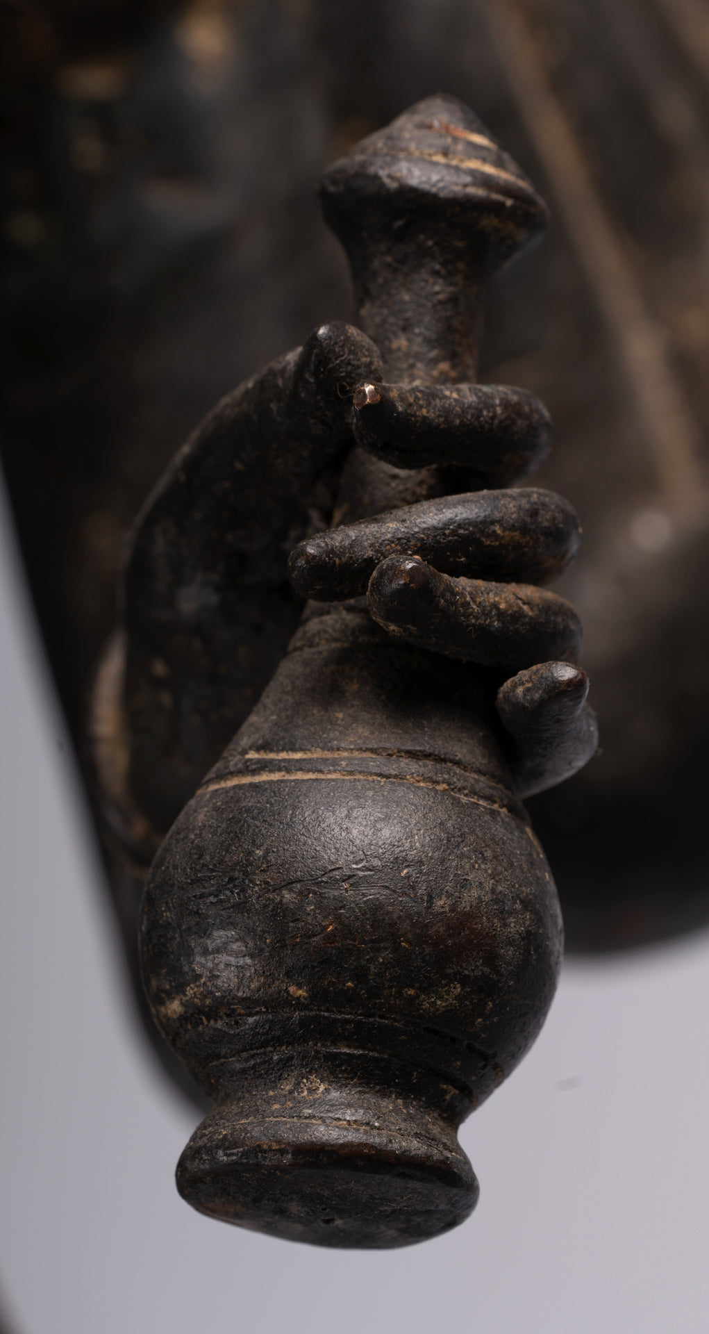 Statue de Brahma - Style Khmer Antique Koh Ker Brahma debout en bronze - Création du Dieu hindou - 97 cm/39"