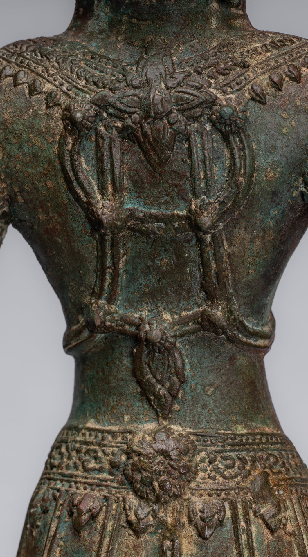 Trimurti Statue - Antique Thai Style Trimurti Shiva Brahma Vishnu Statue - 84cm/34"