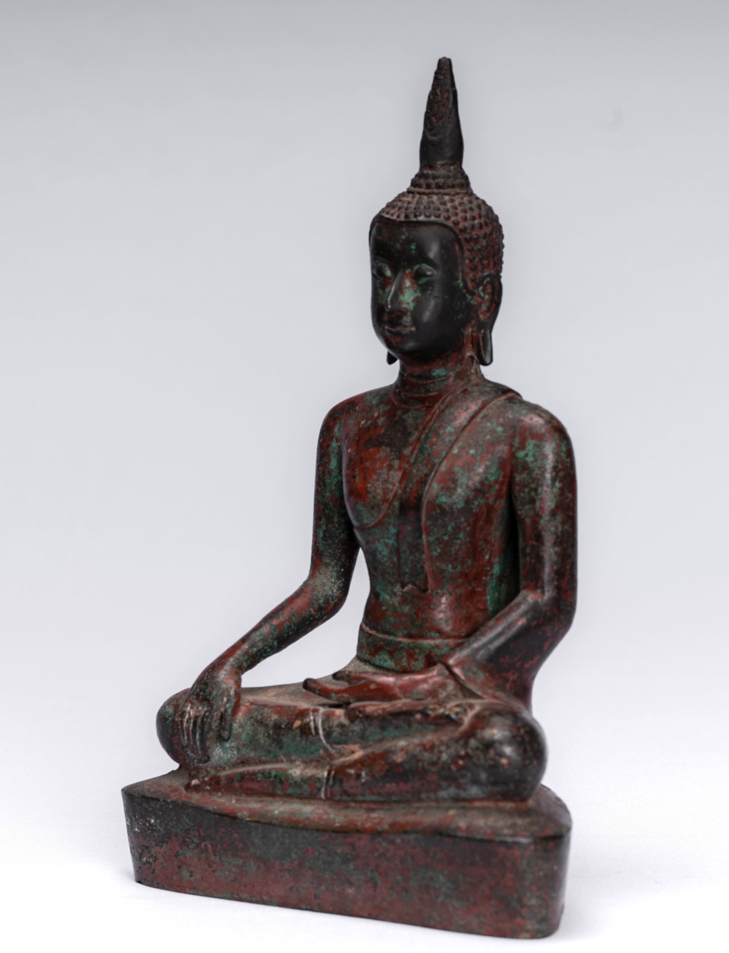 Buddha Statue - Antique Sukhothai Style Thai Enlightenment Buddha Statue - 24cm/10"