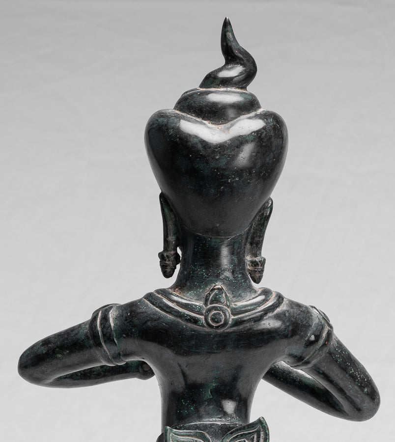 Antike Khmer Style Baphuon Bronze Dancing Apsara oder Angel Statue-54cm/22 "