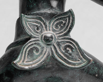 Antike Khmer Style Baphuon Bronze Dancing Apsara oder Angel Statue-54cm/22 "