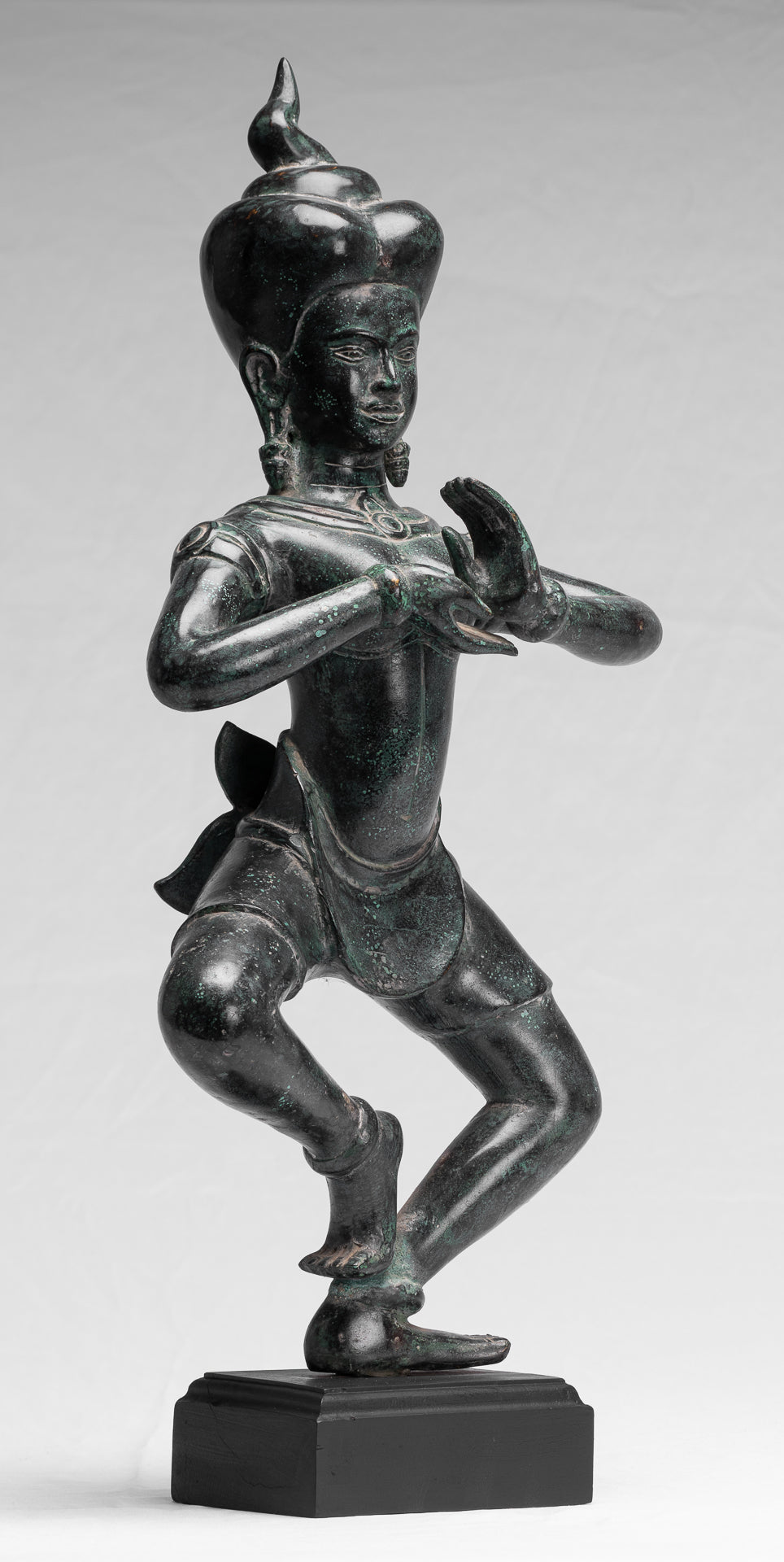 Antike Khmer Style Baphuon Bronze Dancing Apsara oder Angel Statue-54cm/22 "