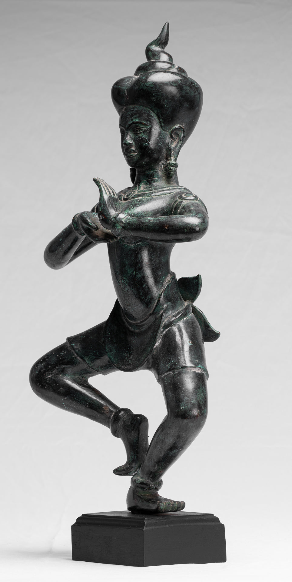 Antike Khmer Style Baphuon Bronze Dancing Apsara oder Angel Statue-54cm/22 "