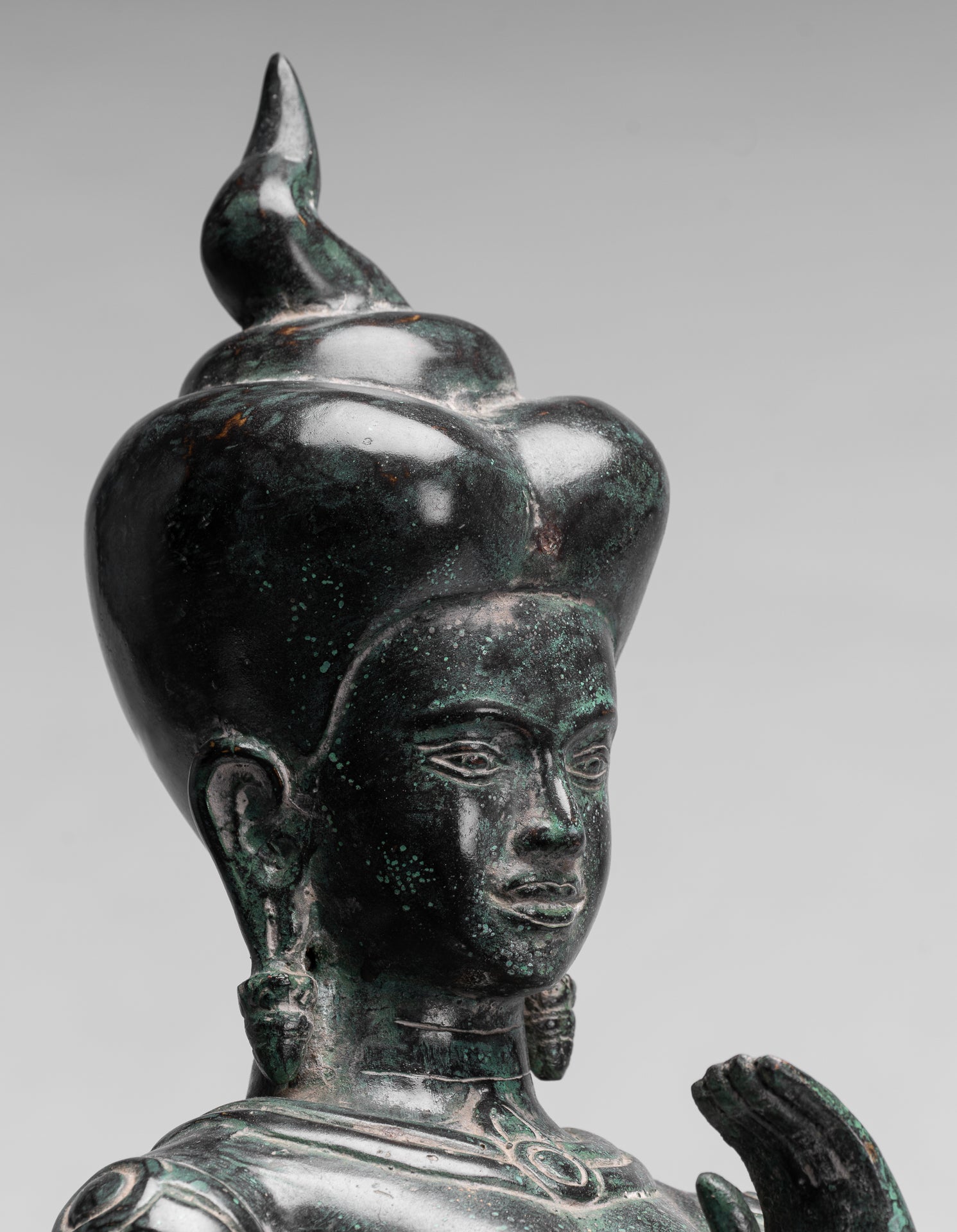 Antike Khmer Style Baphuon Bronze Dancing Apsara oder Angel Statue-54cm/22 "