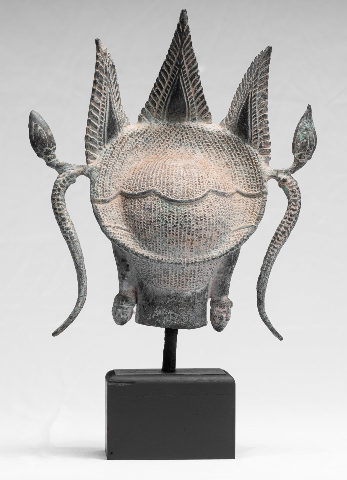 Apsara - Antique Khmer Style Bronze Angkor Wat Apsara or Angel Statue - 39cm/16"