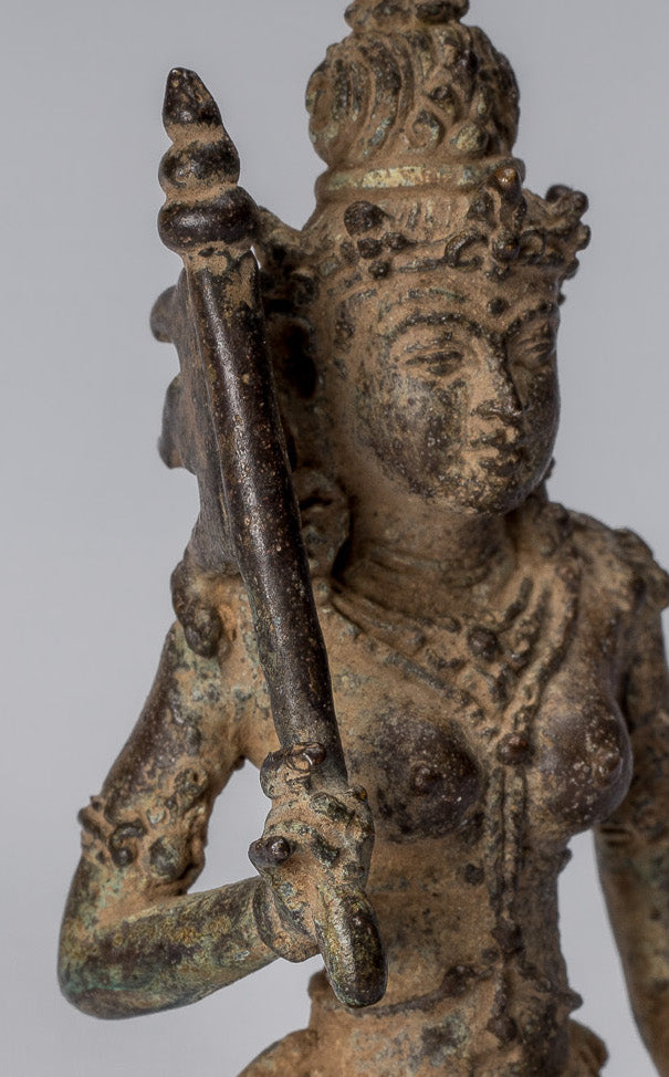 Estatua de Tara - Estatua de bronce indonesio de Java de antiguo Jigteni Sumlé Gyalma - 8cm/3 "