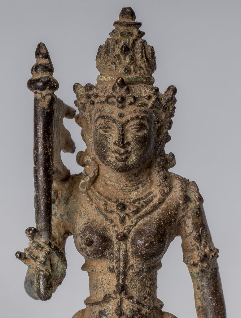 Estatua de Tara - Estatua de bronce indonesio de Java de antiguo Jigteni Sumlé Gyalma - 8cm/3 "