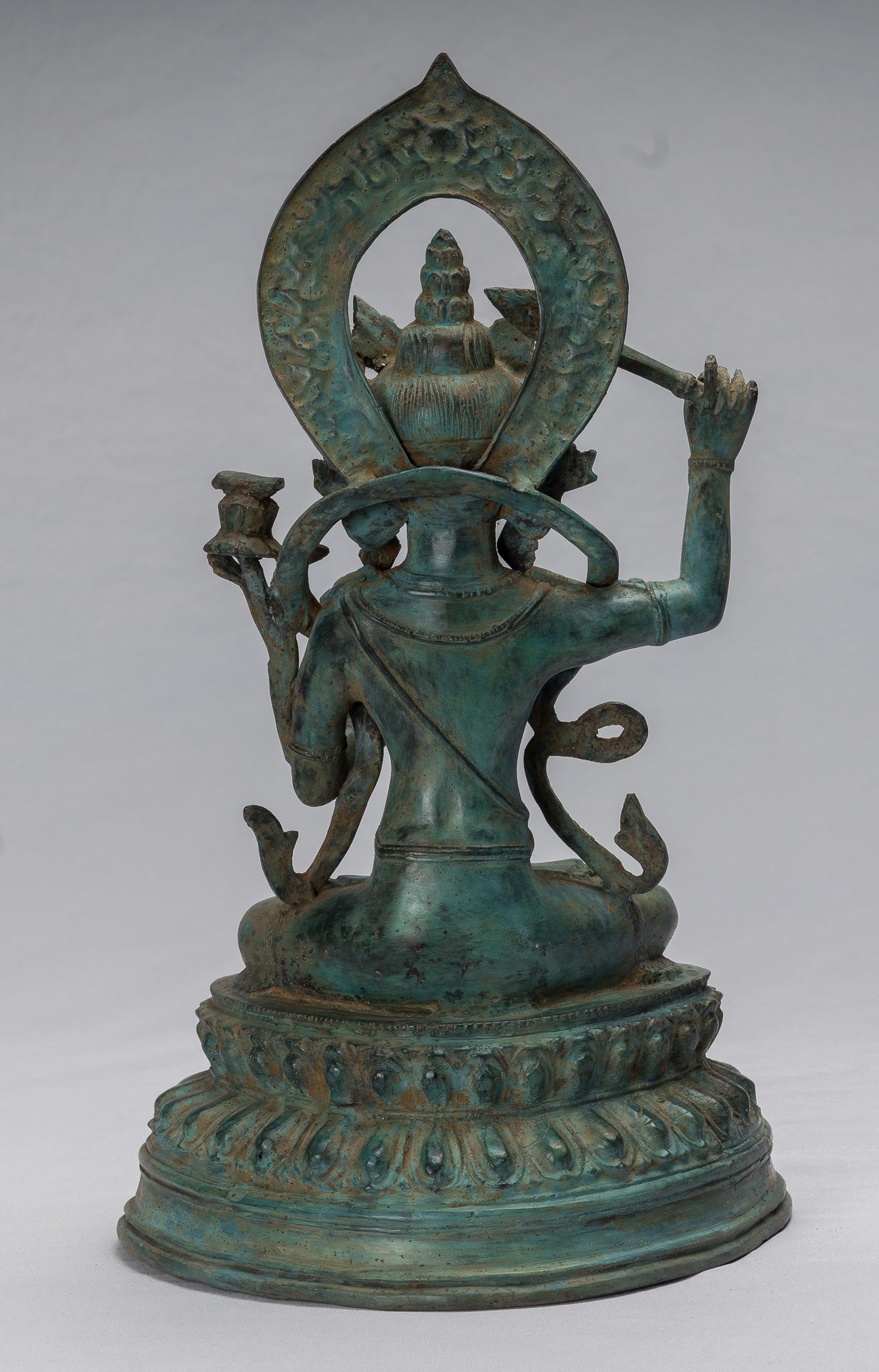 Estatua de Manjushri - Estatua de Manjushri de estilo Java antiguo Majapahit - 46cm/18 "
