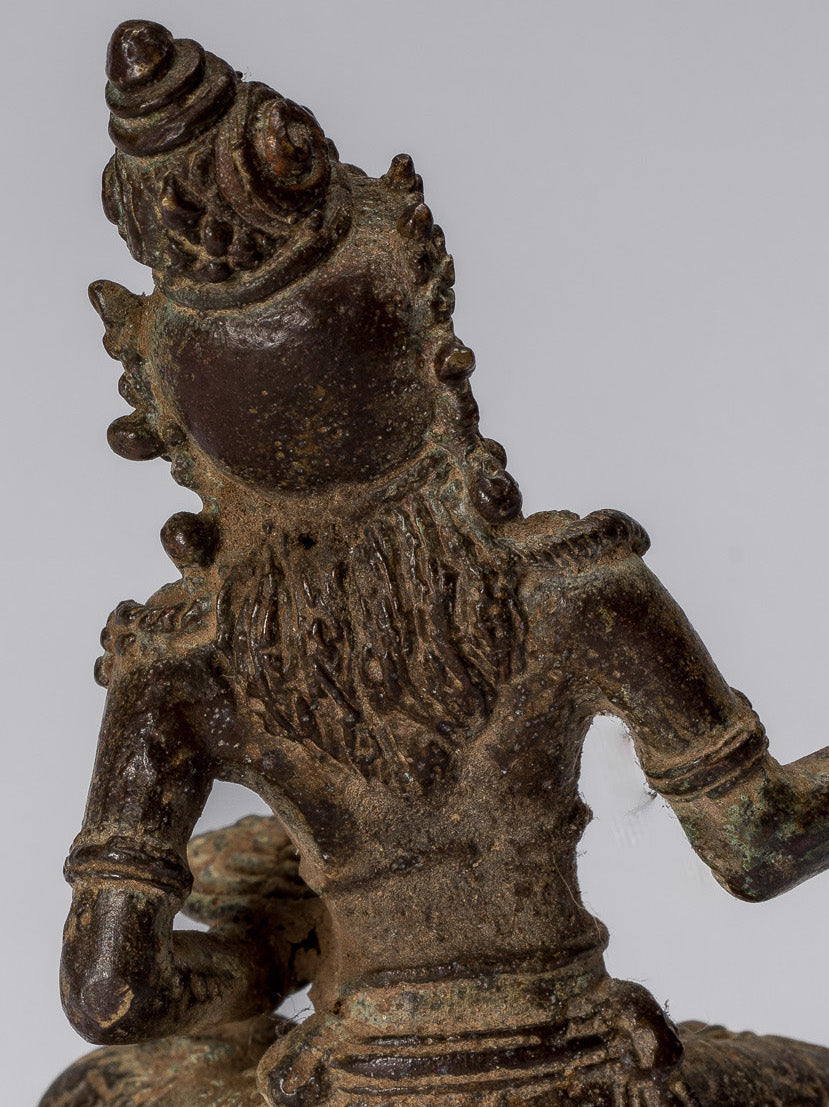 Estatua de Tara - Estatua de bronce de bronce indonesio de java antiguo - 8cm/3 "