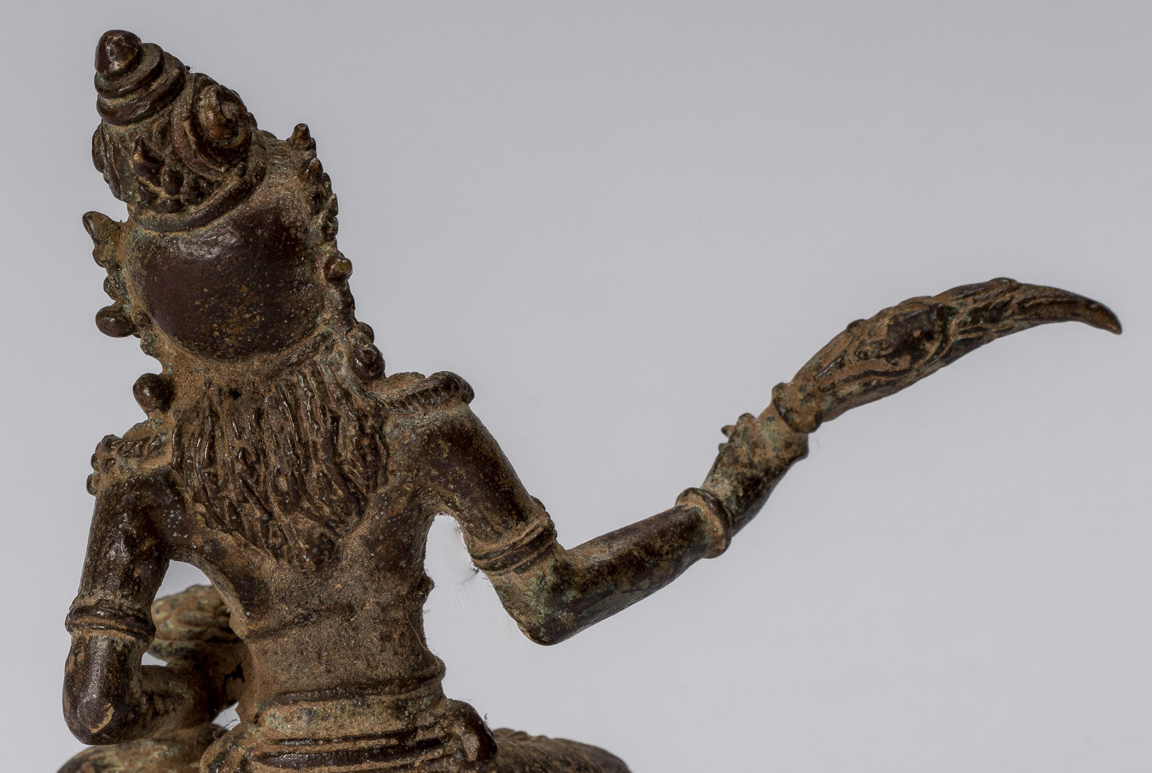 Estatua de Tara - Estatua de bronce de bronce indonesio de java antiguo - 8cm/3 "