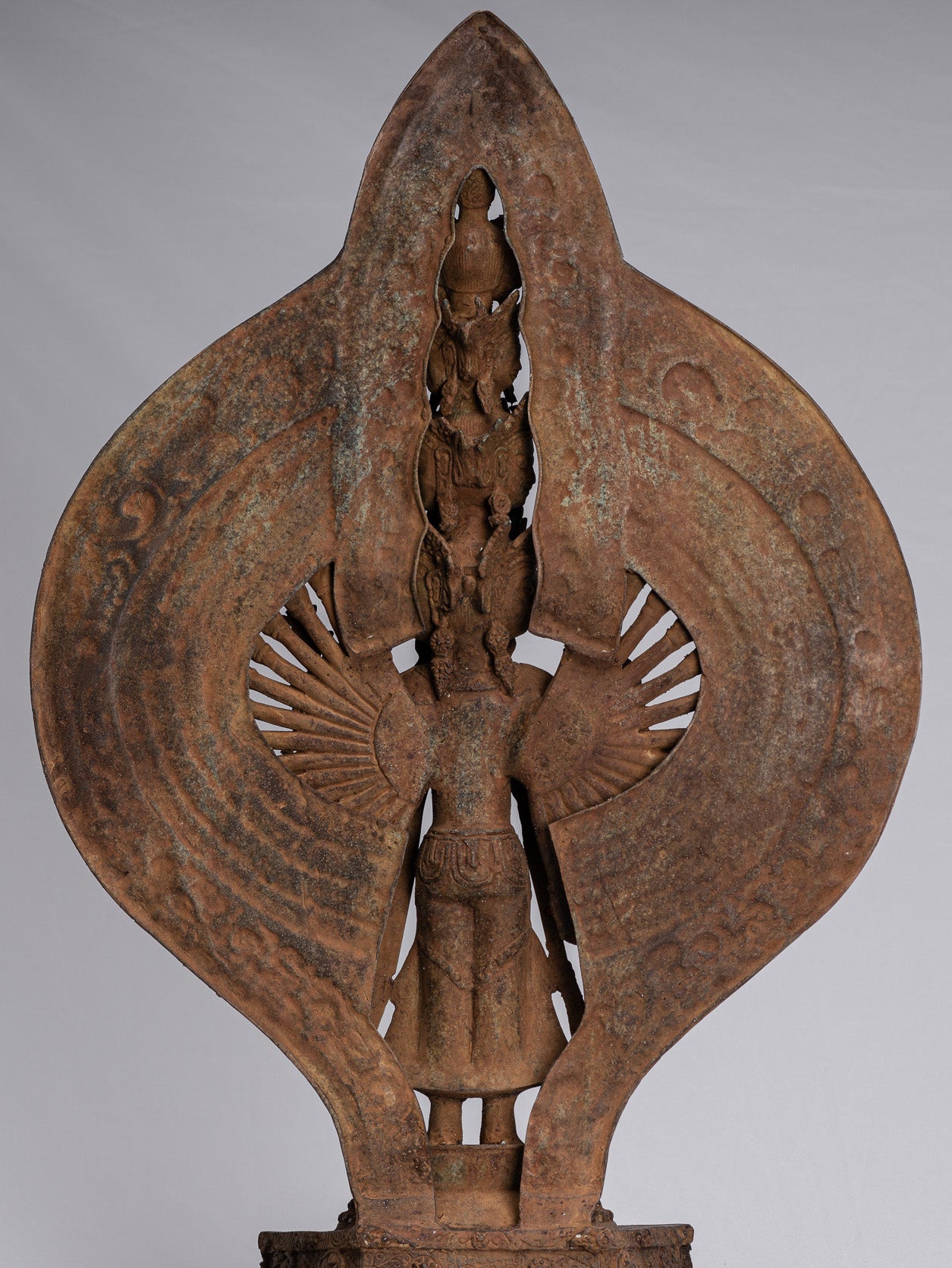 Bodhisattva Statue-Antike Indonesische Stil Javanese 1000 Arm Avaloketishvara Bodhisattva Statue-61cm/24 "