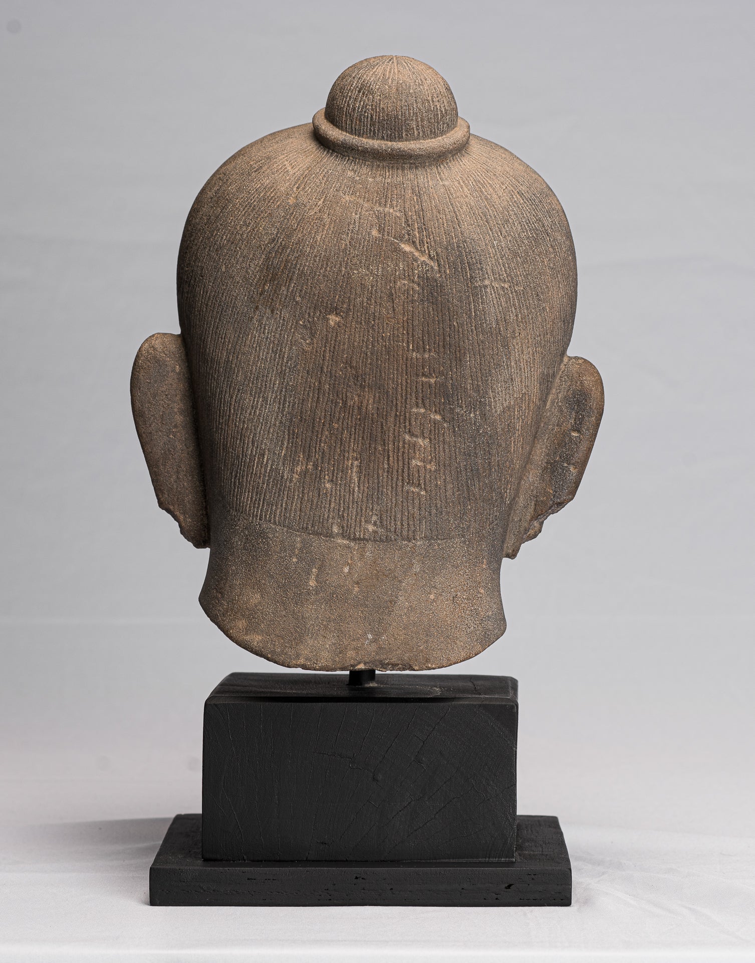 Estatua de Jayavarman - Estatua de cabeza de Jayavarman VII de estilo Jayavarman VII - 38 cm/15 "