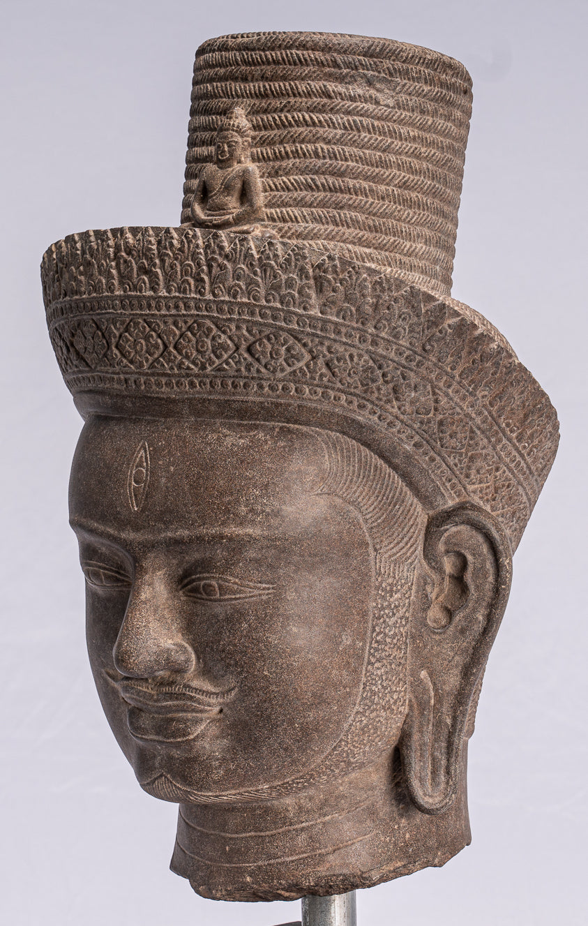 Estatua de Bodhisattva Avalokitesvara de estilo antiguo Koh Ker - 54cm/22 "